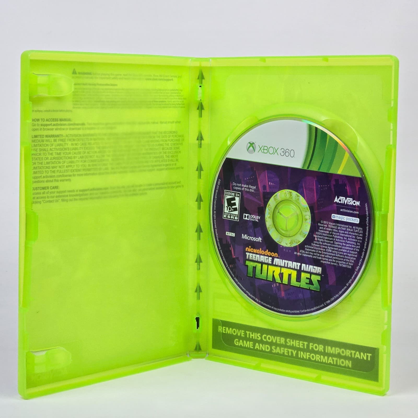 Teenage Mutant Ninja Turtles (Xbox 360) CIB COMPLETE - Thumbnail 2