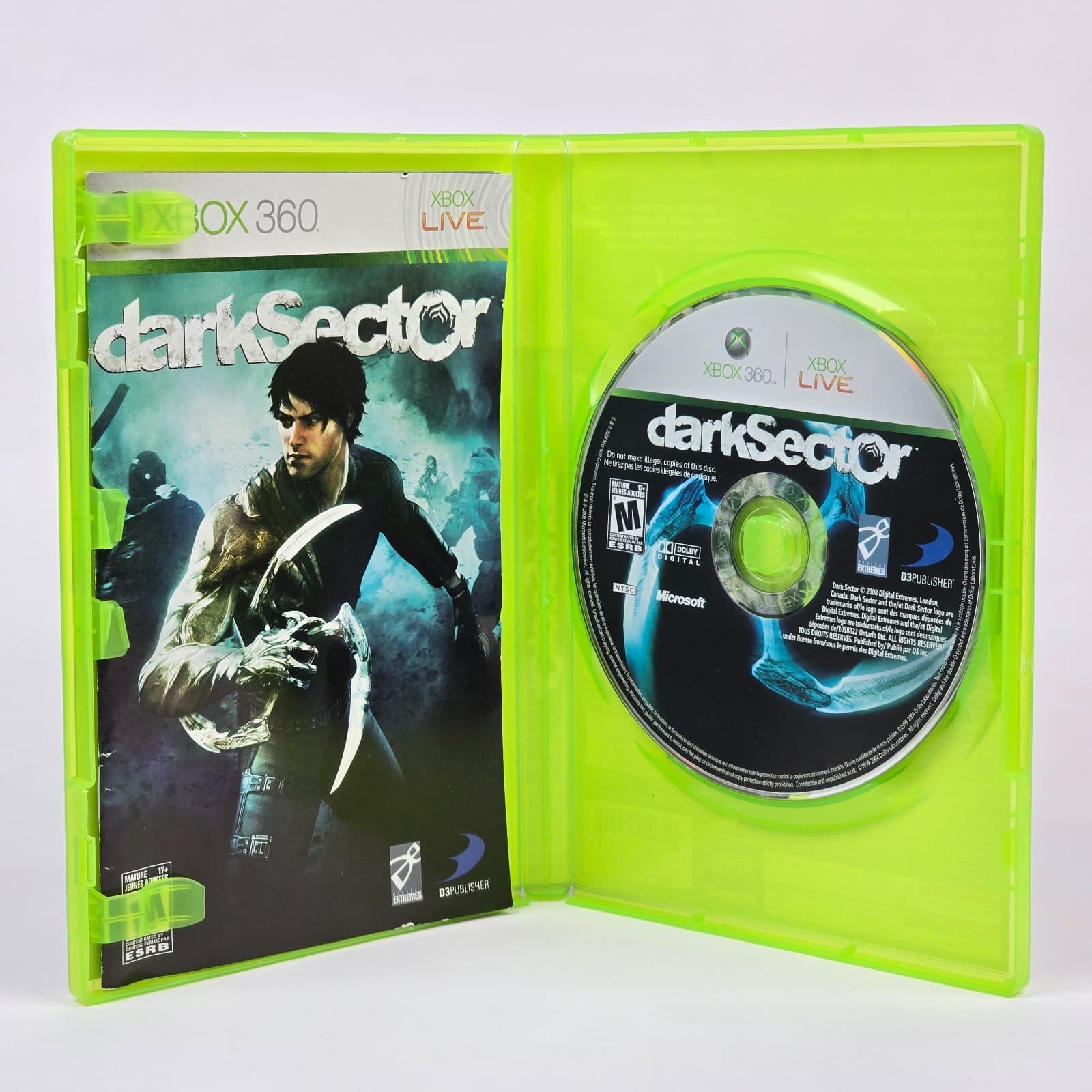 Dark Sector (Xbox 360) CIB COMPLETE - Thumbnail 2