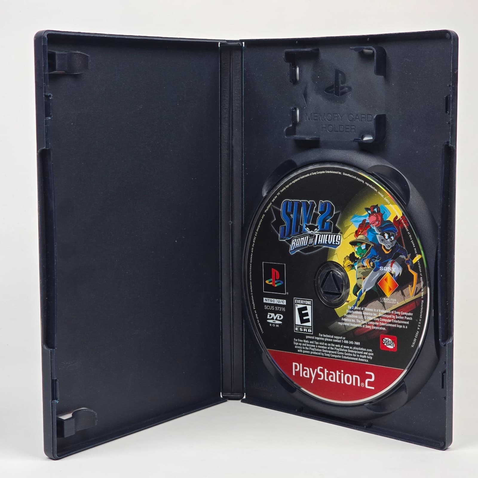 Sly 2: Band of Thieves (PlayStation 2 PS2) Greatest Hits Case & Disc - Thumbnail 2