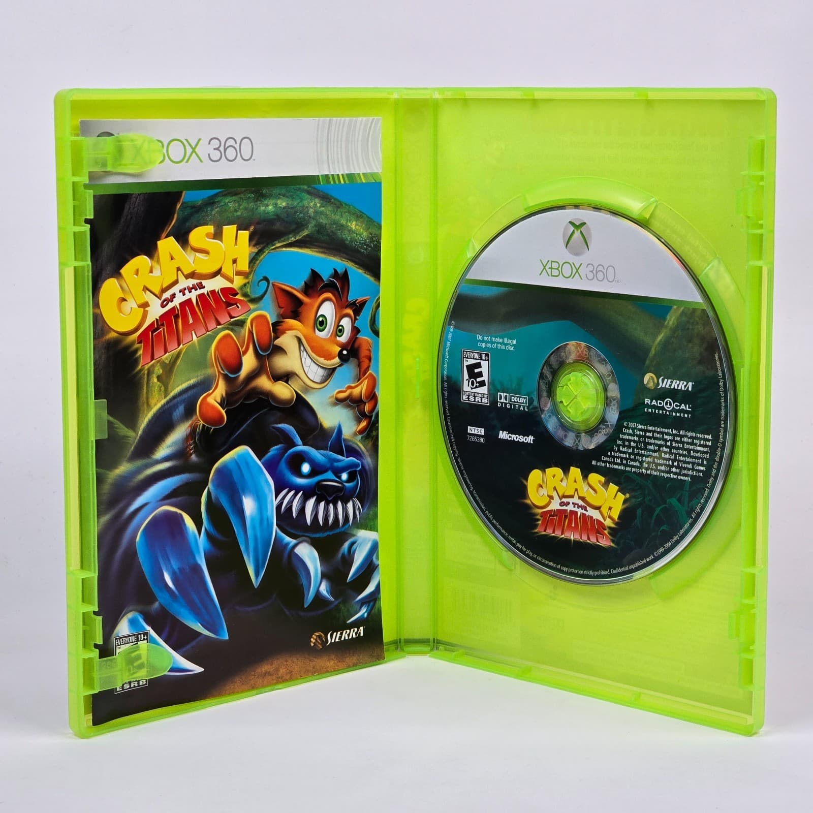 Crash of the Titans (Xbox 360) CIB COMPLETE - Thumbnail 2