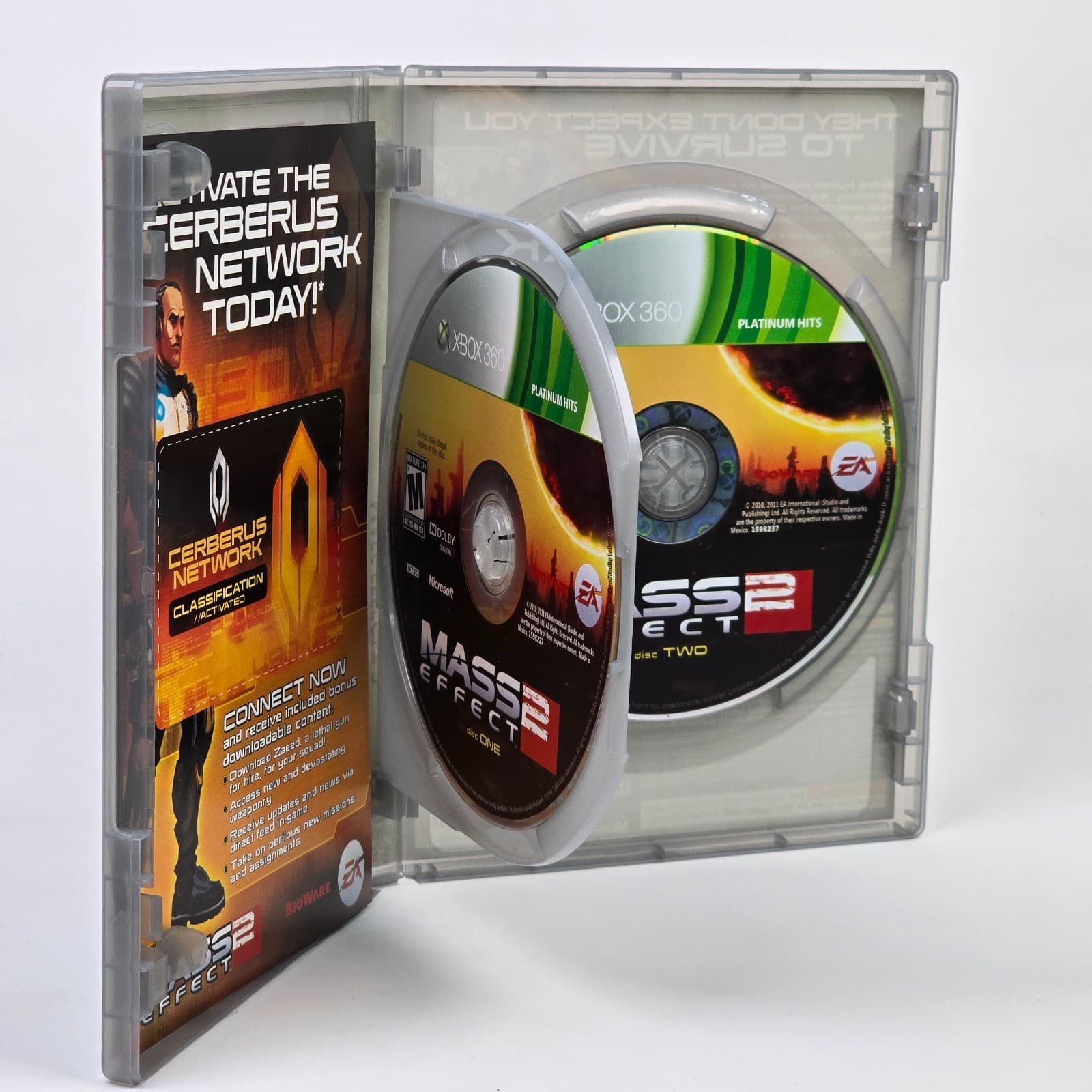 Mass Effect 2 (Xbox 360) Platinum Hits CIB COMPLETE - Thumbnail 2