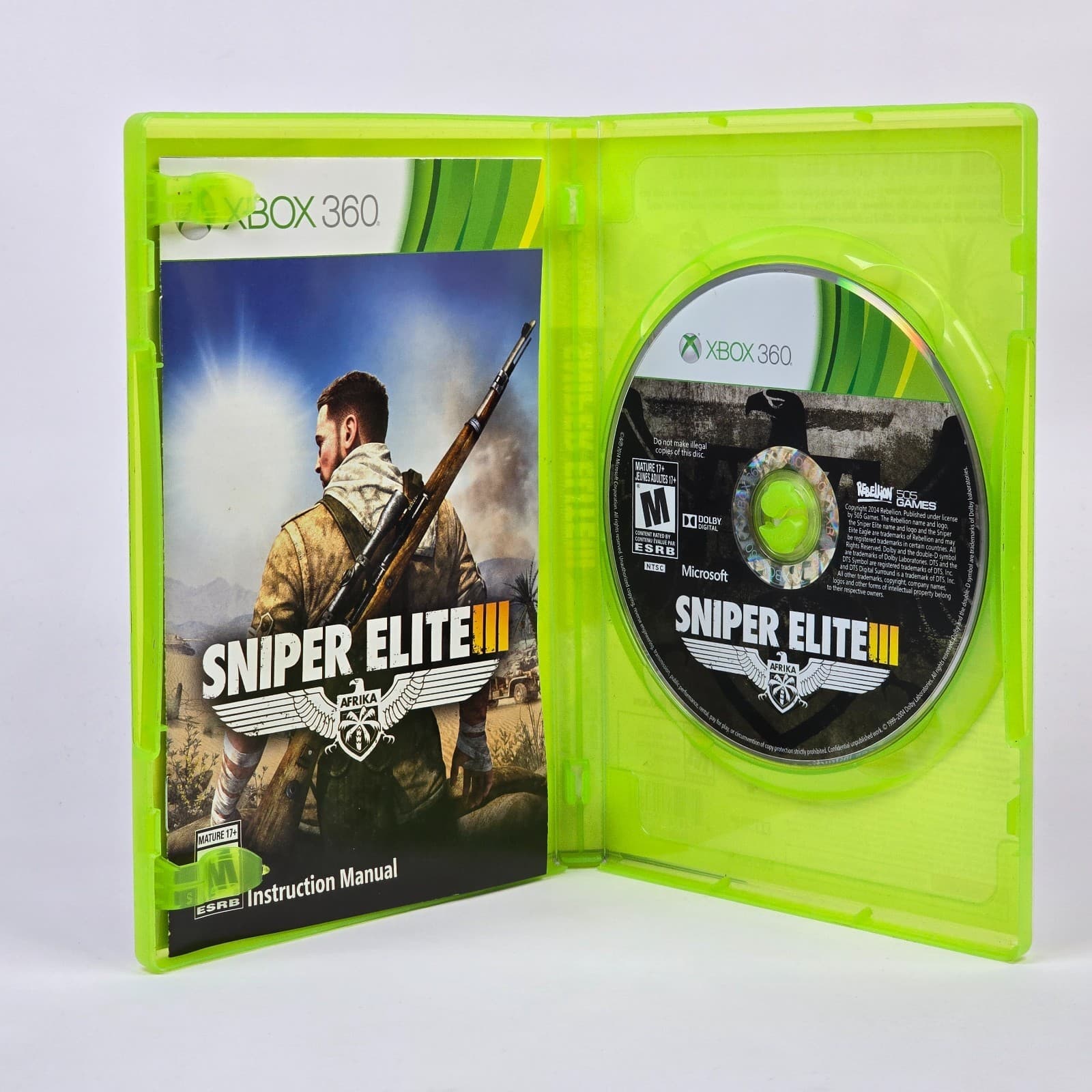 Sniper Elite III 3 (Xbox 360) CIB COMPLETE - Thumbnail 2