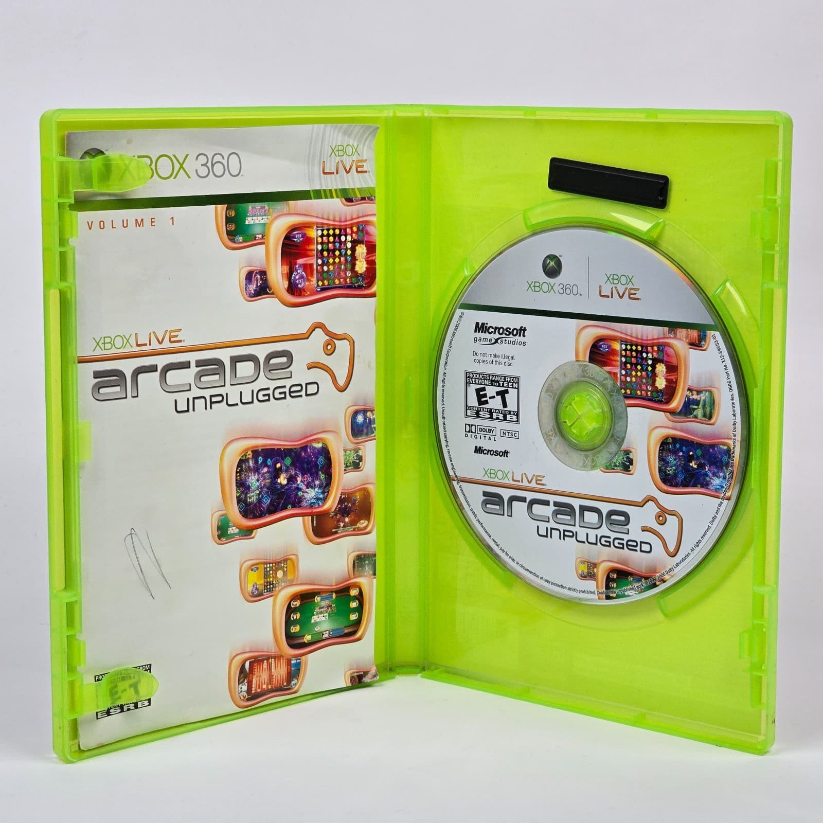 Xbox Live Arcade Unplugged Volume 1 (Xbox 360) CIB COMPLETE - Thumbnail 2