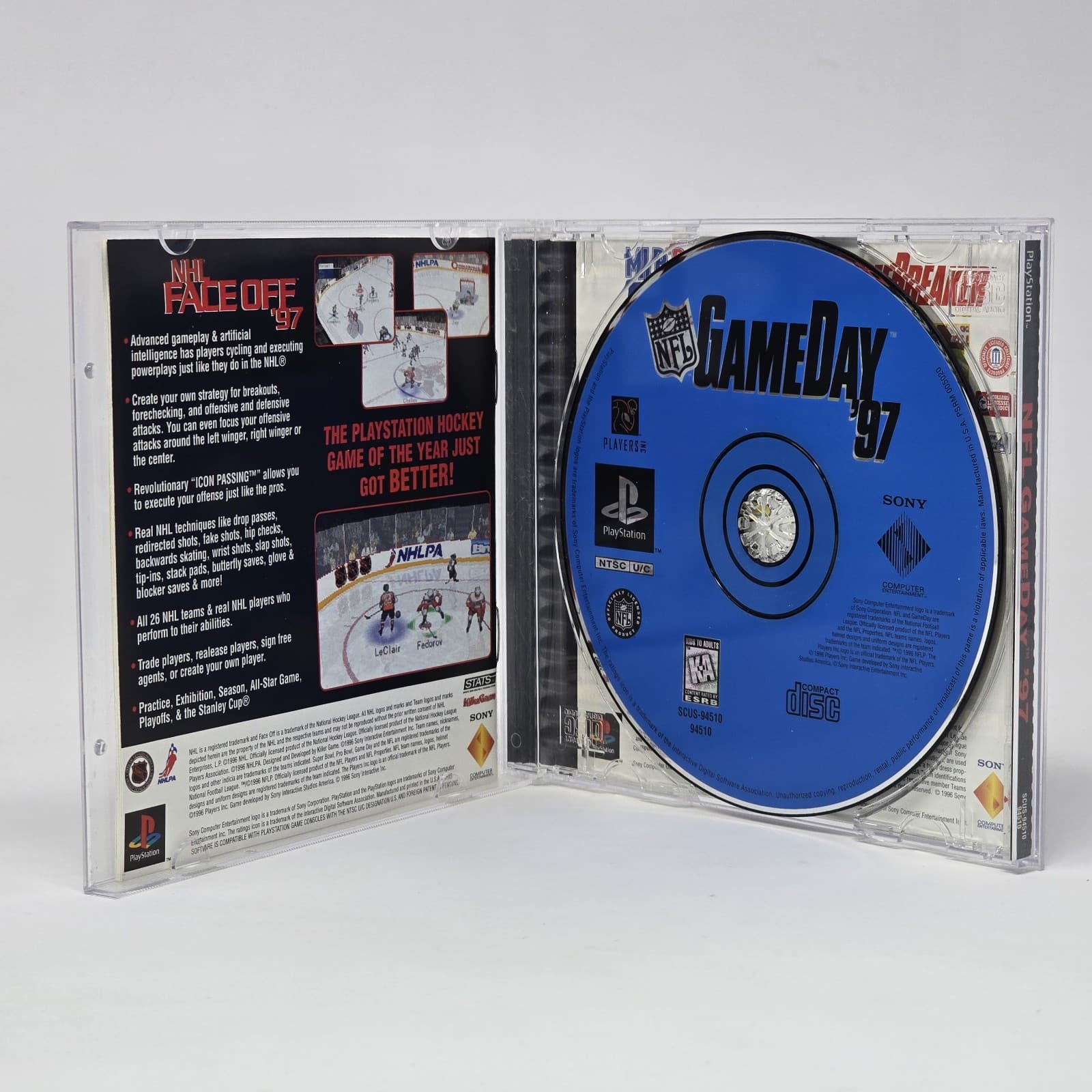 NFL GameDay 97 (PlayStation 1 PS1) Black Label CIB COMPLETE & TESTED - Thumbnail 2