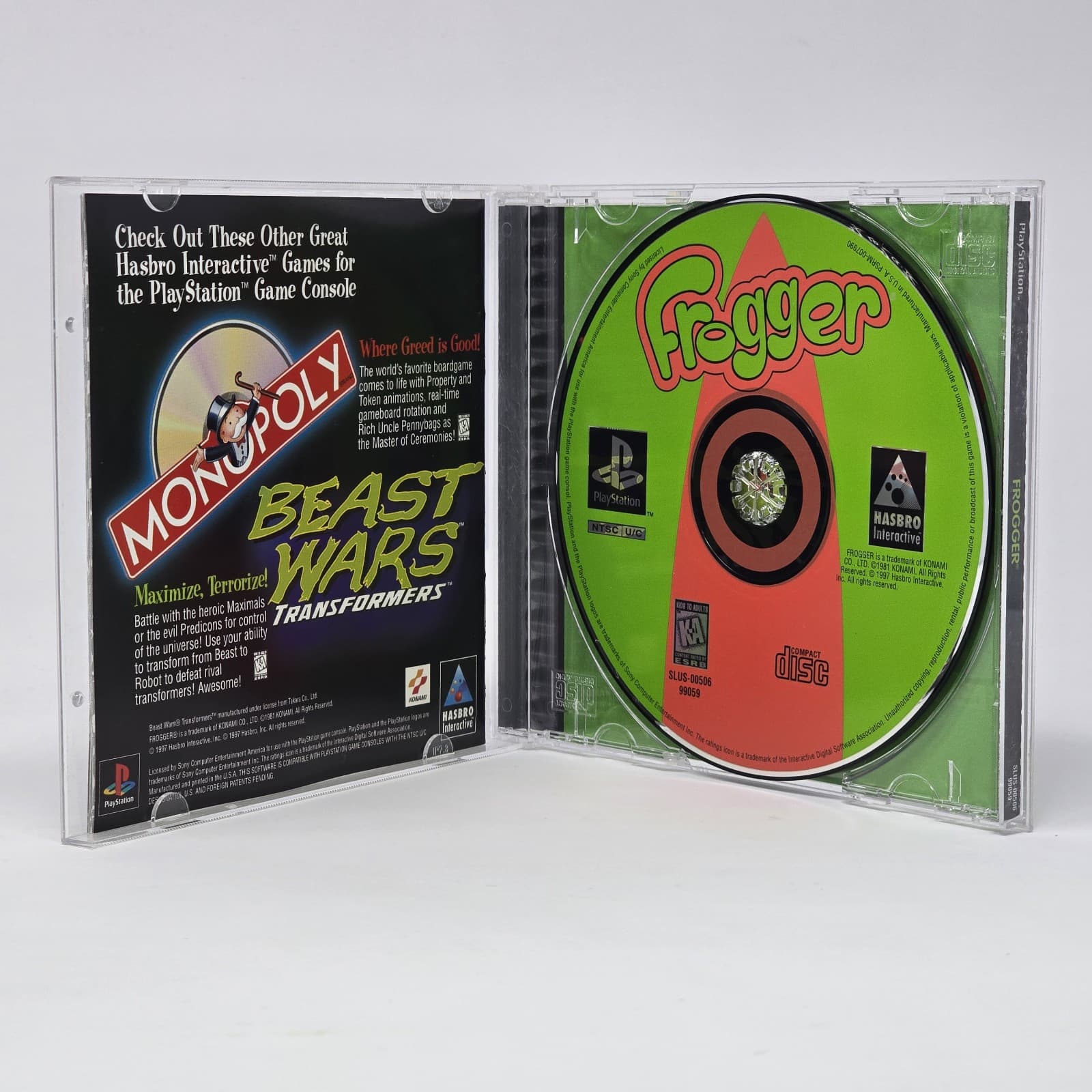 Frogger (PlayStation 1 PS1) Black Label CIB COMPLETE & TESTED - Thumbnail 2