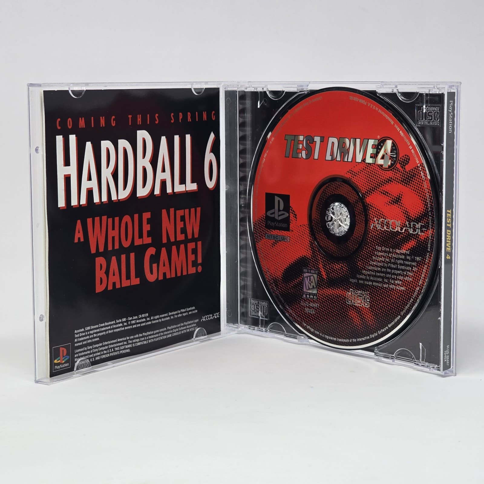 Test Drive 4 (PlayStation 1 PS1) Black Label CIB COMPLETE & TESTED - Thumbnail 2