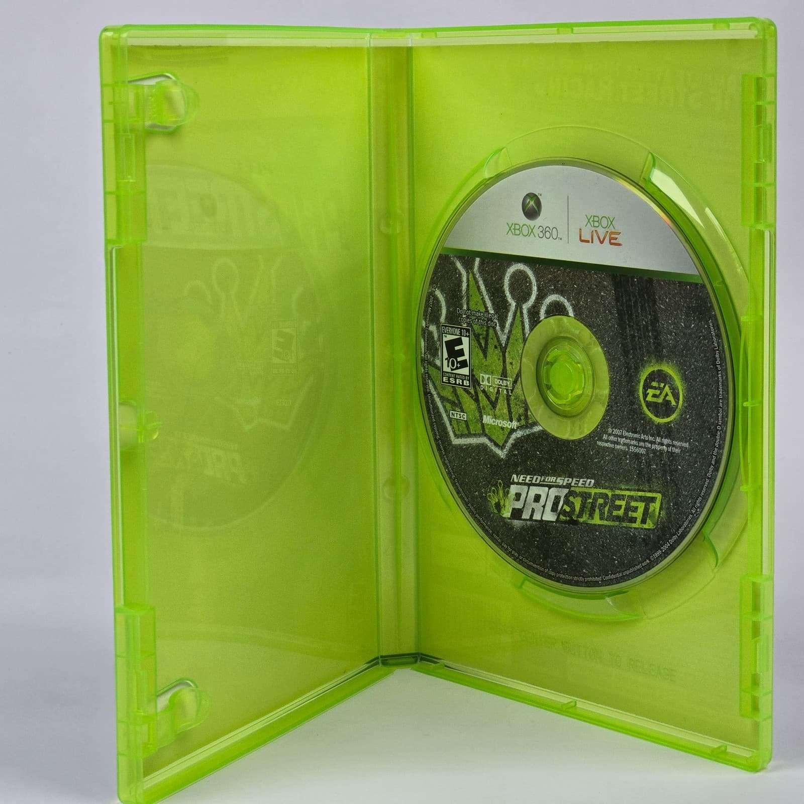 Need for Speed: ProStreet Pro Street (Xbox 360) Case & Disc - Thumbnail 2