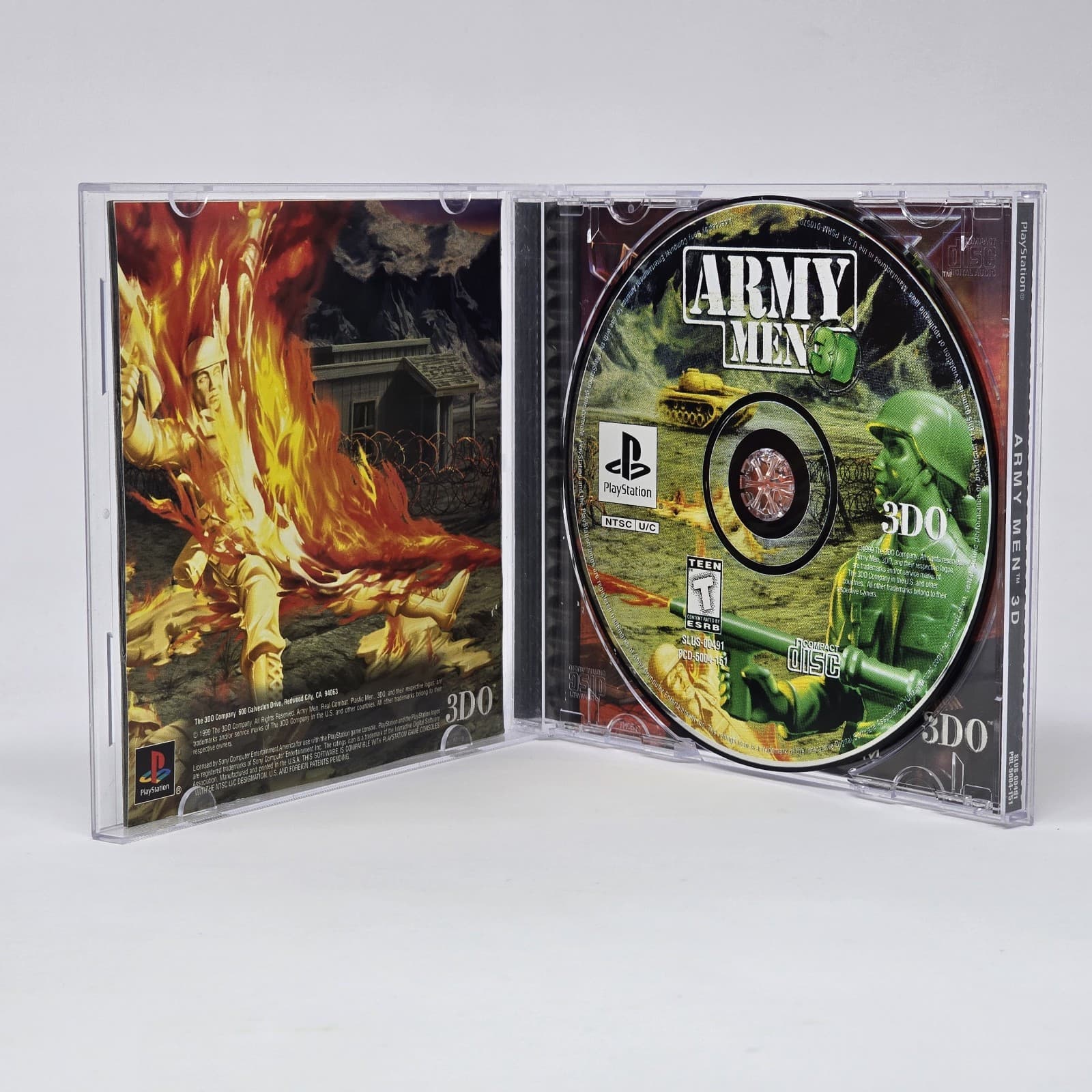 Army Men 3D (PlayStation 1 PS1) Black Label CIB COMPLETE & TESTED - Thumbnail 2