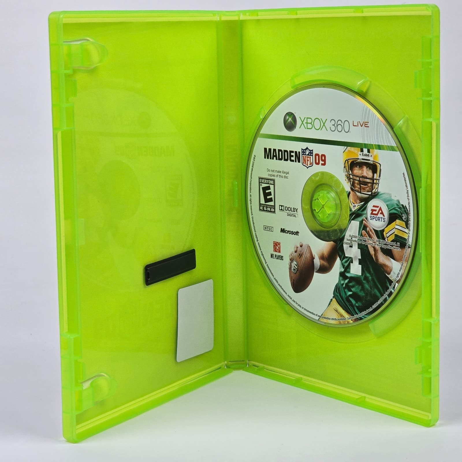 Madden NFL 09 (Xbox 360) Case & Disc - Thumbnail 2