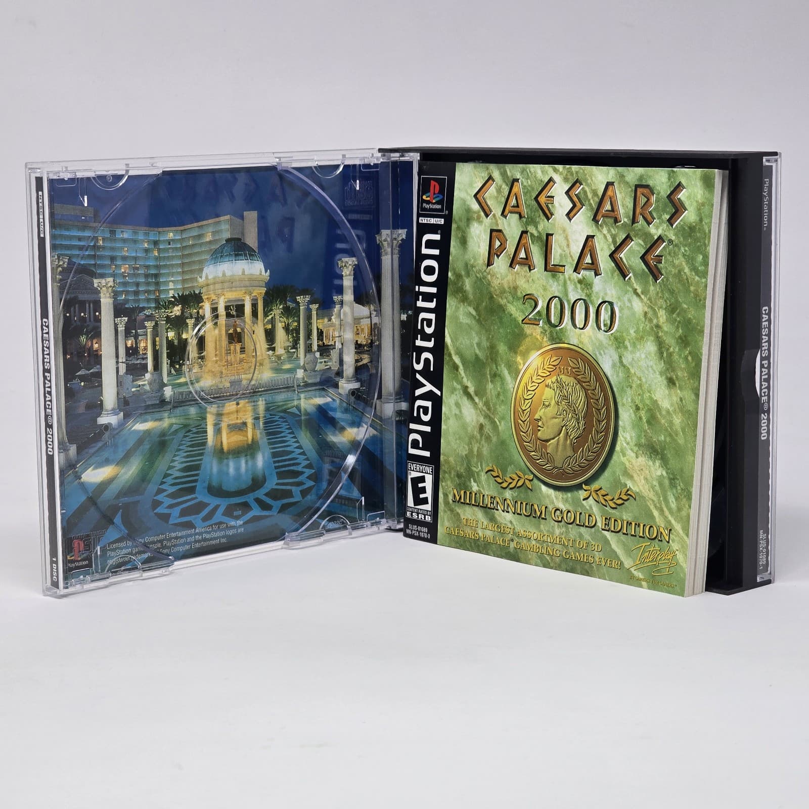 Caesars Palace 2000: Millennium Gold Edition (PlayStation 1 PS1) CIB & TESTED - Thumbnail 2