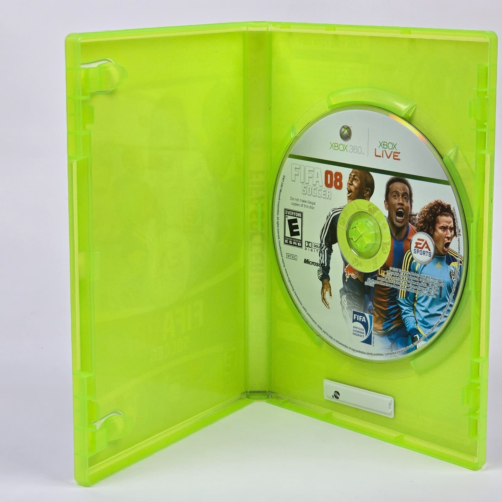 FIFA Soccer 08 (Xbox 360) Case & Disc - Thumbnail 2