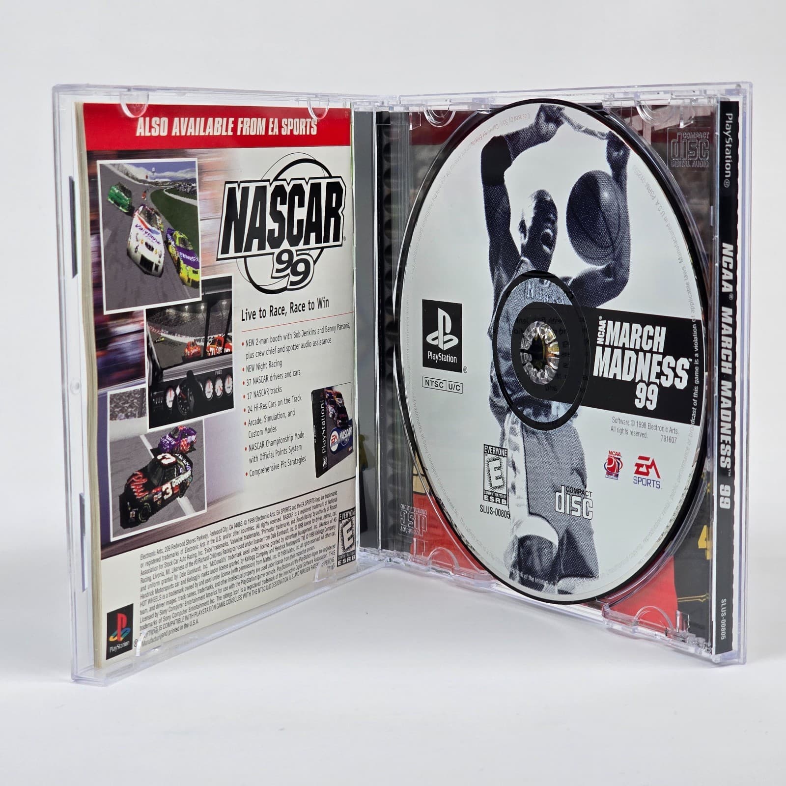 NCAA March Madness 99 (PlayStation 1 PS1) CIB COMPLETE - Thumbnail 2