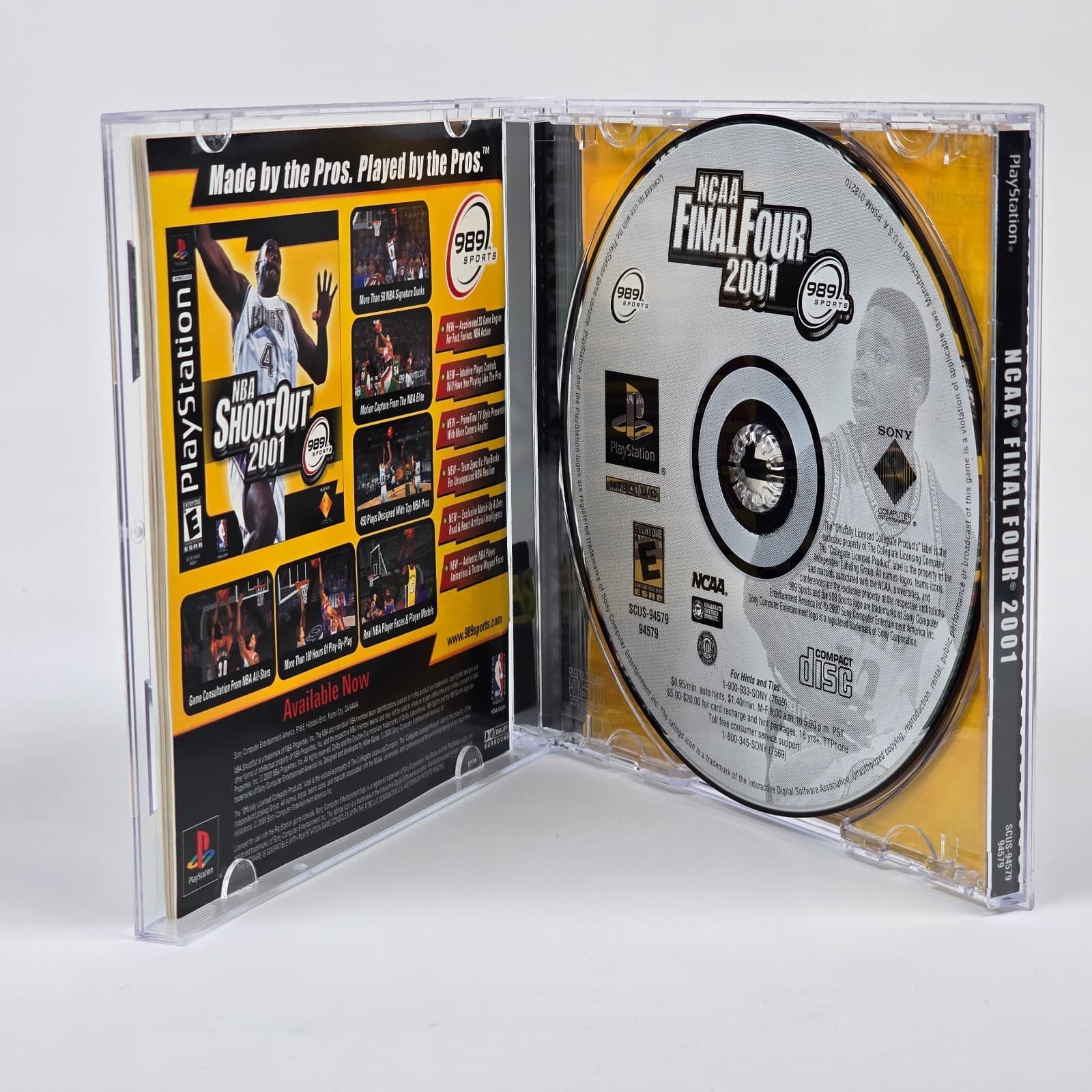 NCAA Final Four 2001 (PlayStation 1 PS1) CIB COMPLETE - Thumbnail 2