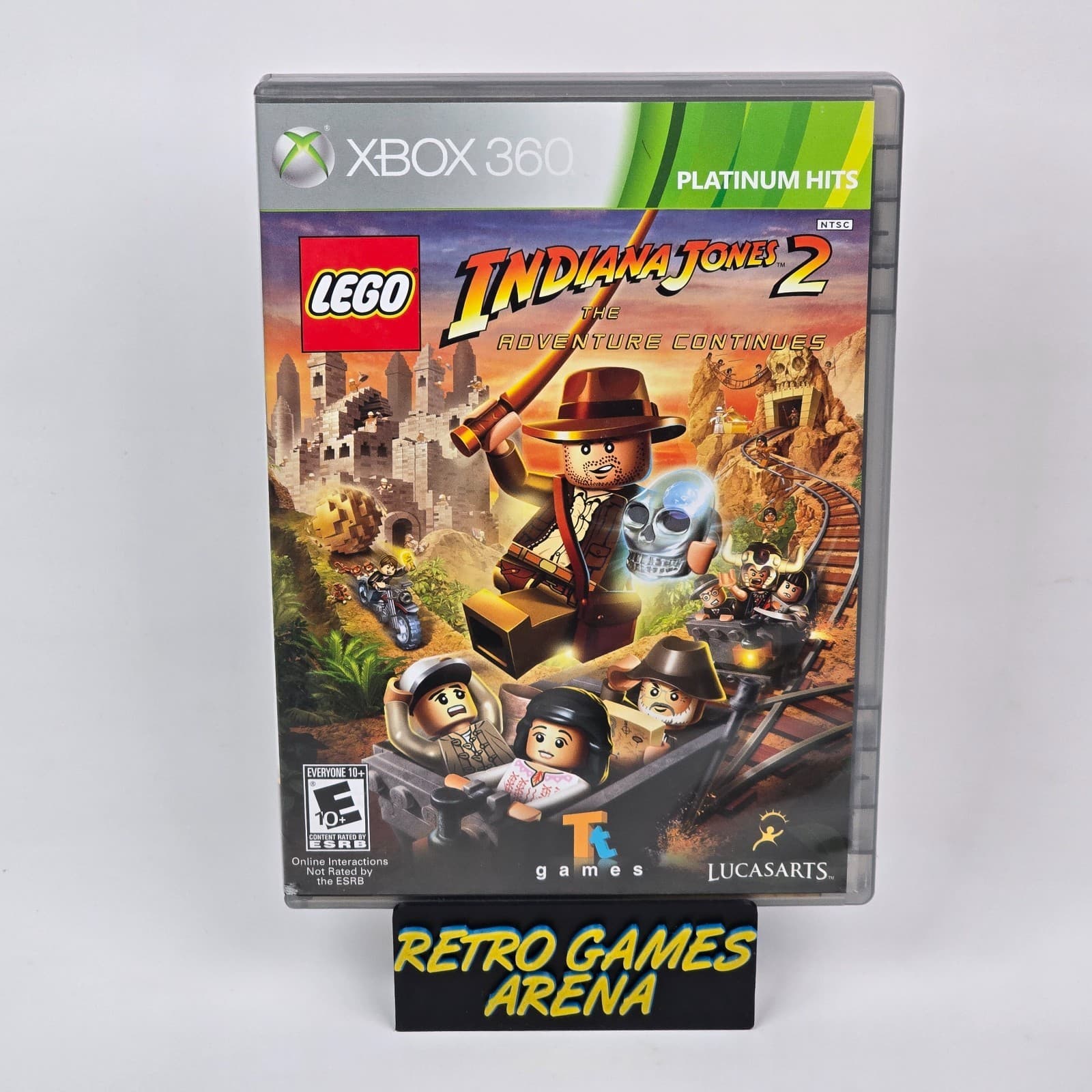 LEGO Indiana Jones 2: The Adventure Continues (Xbox 360) Platinum Hits CIB