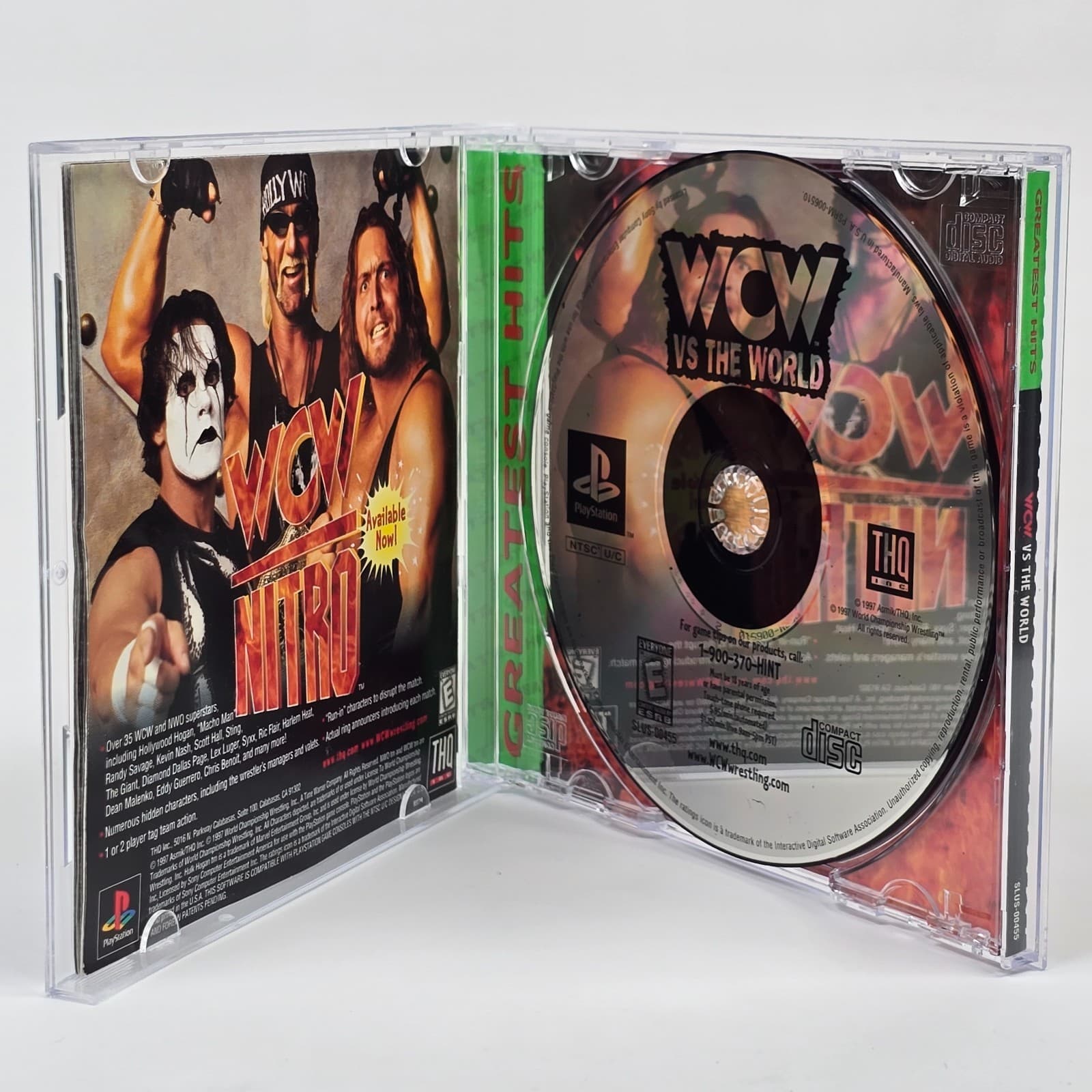 WCW vs the World (PlayStation 1 PS1) Greatest Hits CIB COMPLETE - Thumbnail 2