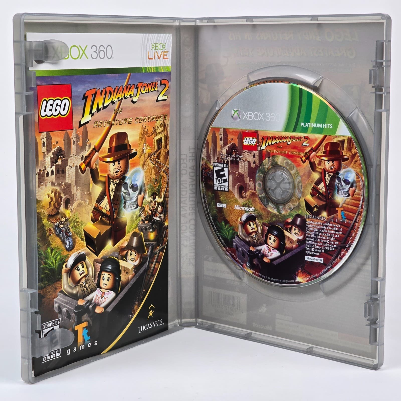 LEGO Indiana Jones 2: The Adventure Continues (Xbox 360) Platinum Hits CIB - Thumbnail 2