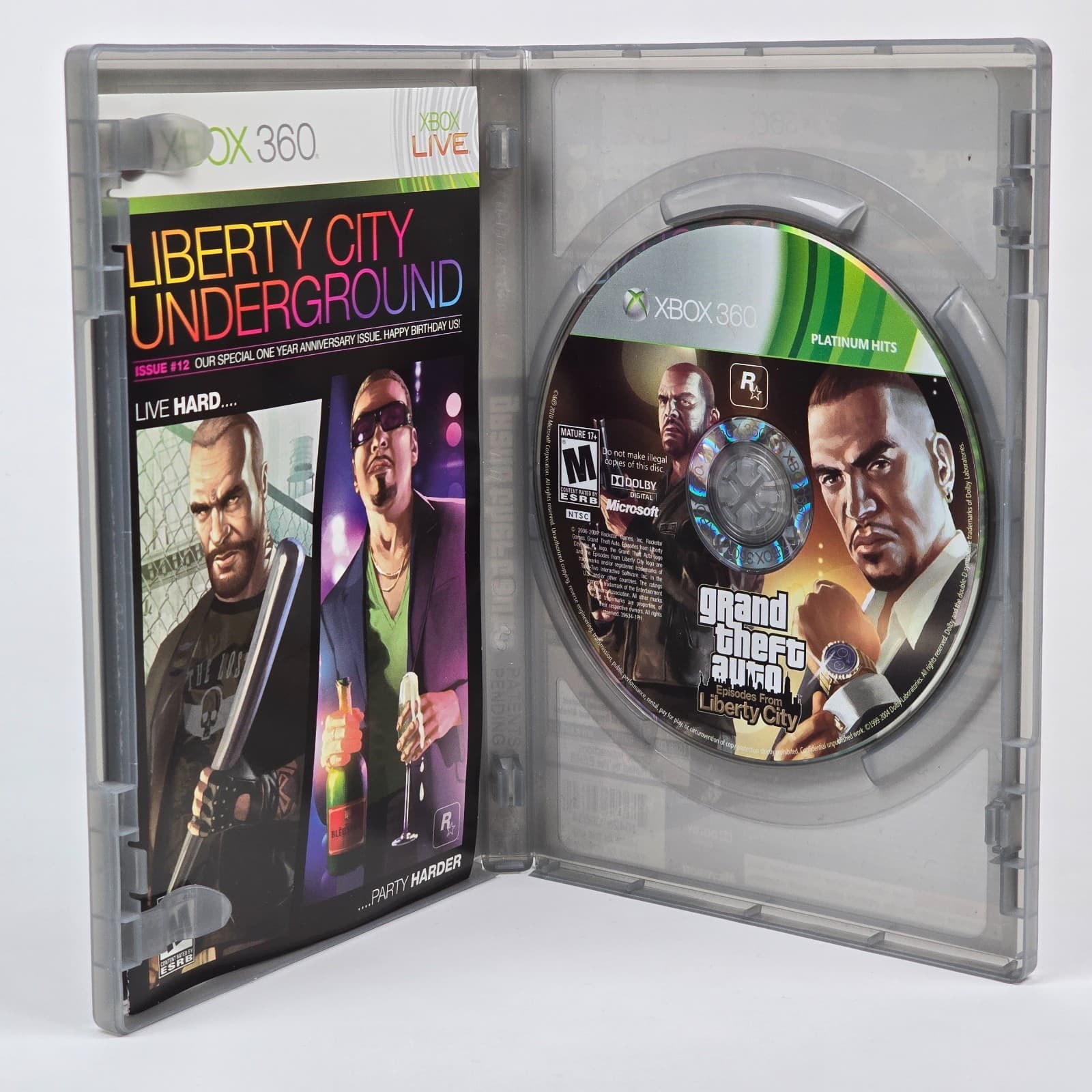 Grand Theft Auto: Episodes from Liberty City (Xbox 360) Platinum Hits CIB - Thumbnail 2