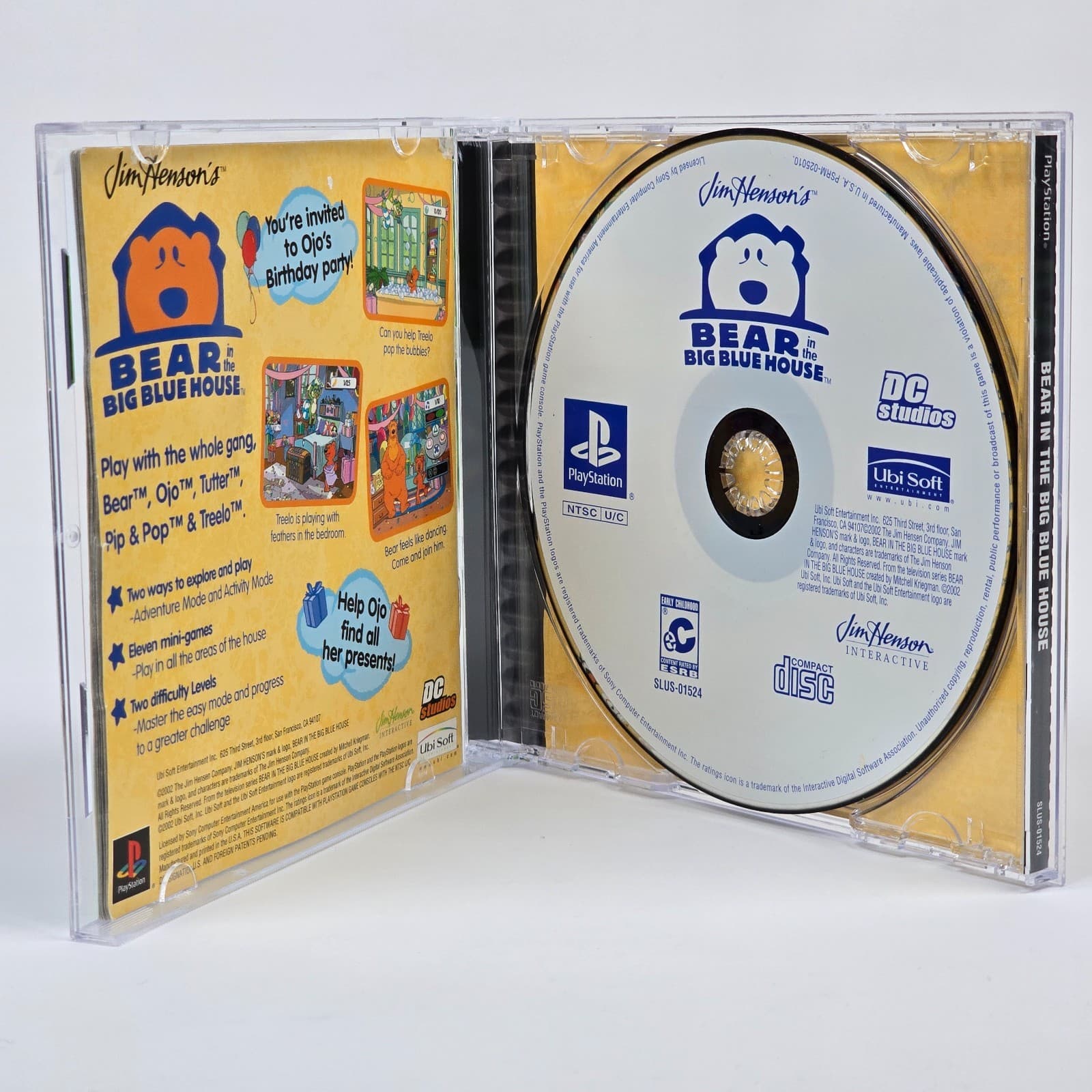 Bear in the Big Blue House (PlayStation 1 PS1) CIB COMPLETE - Thumbnail 2