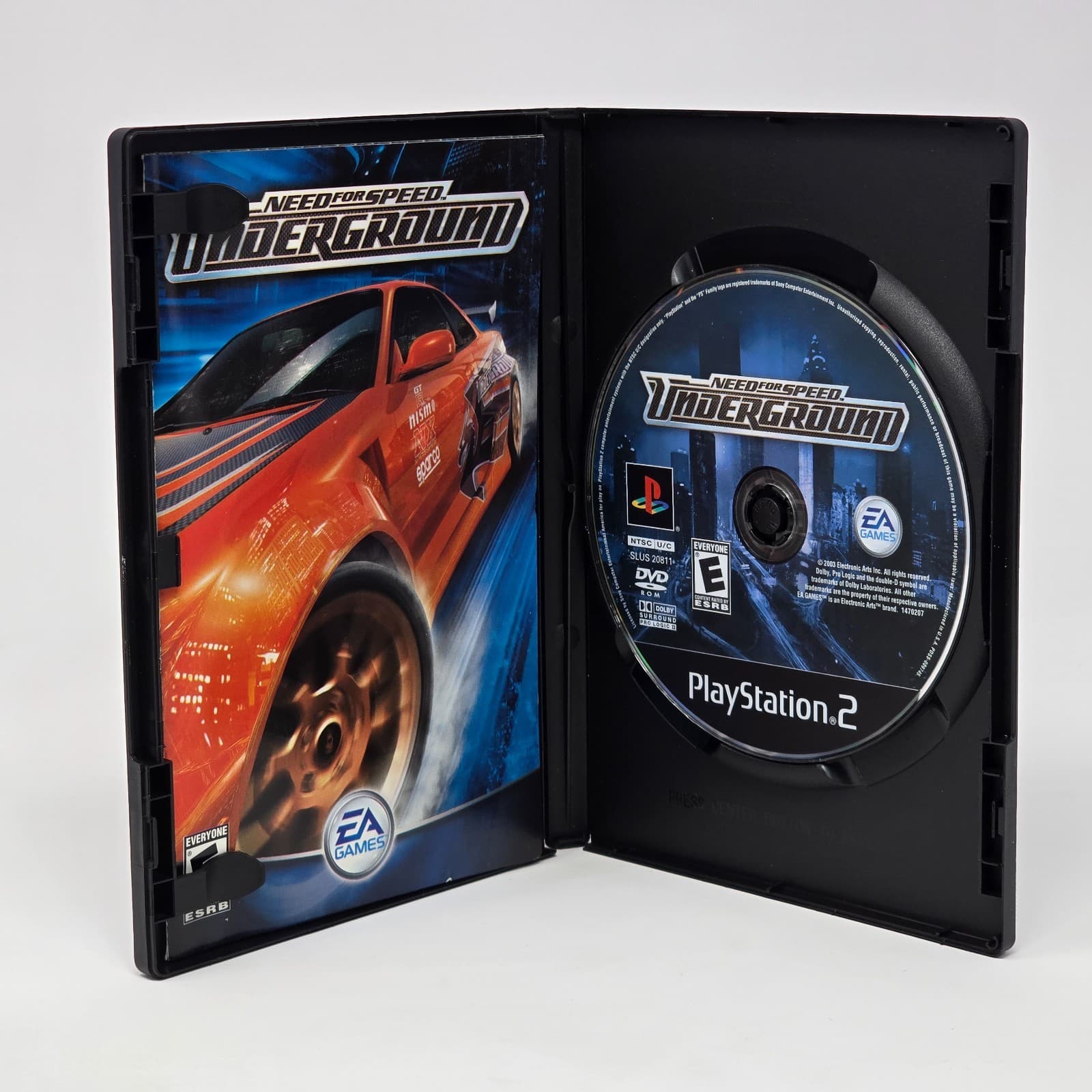 Need for Speed Underground (PlayStation 2 PS2) Black Label CIB COMPLETE & TESTED - Thumbnail 2