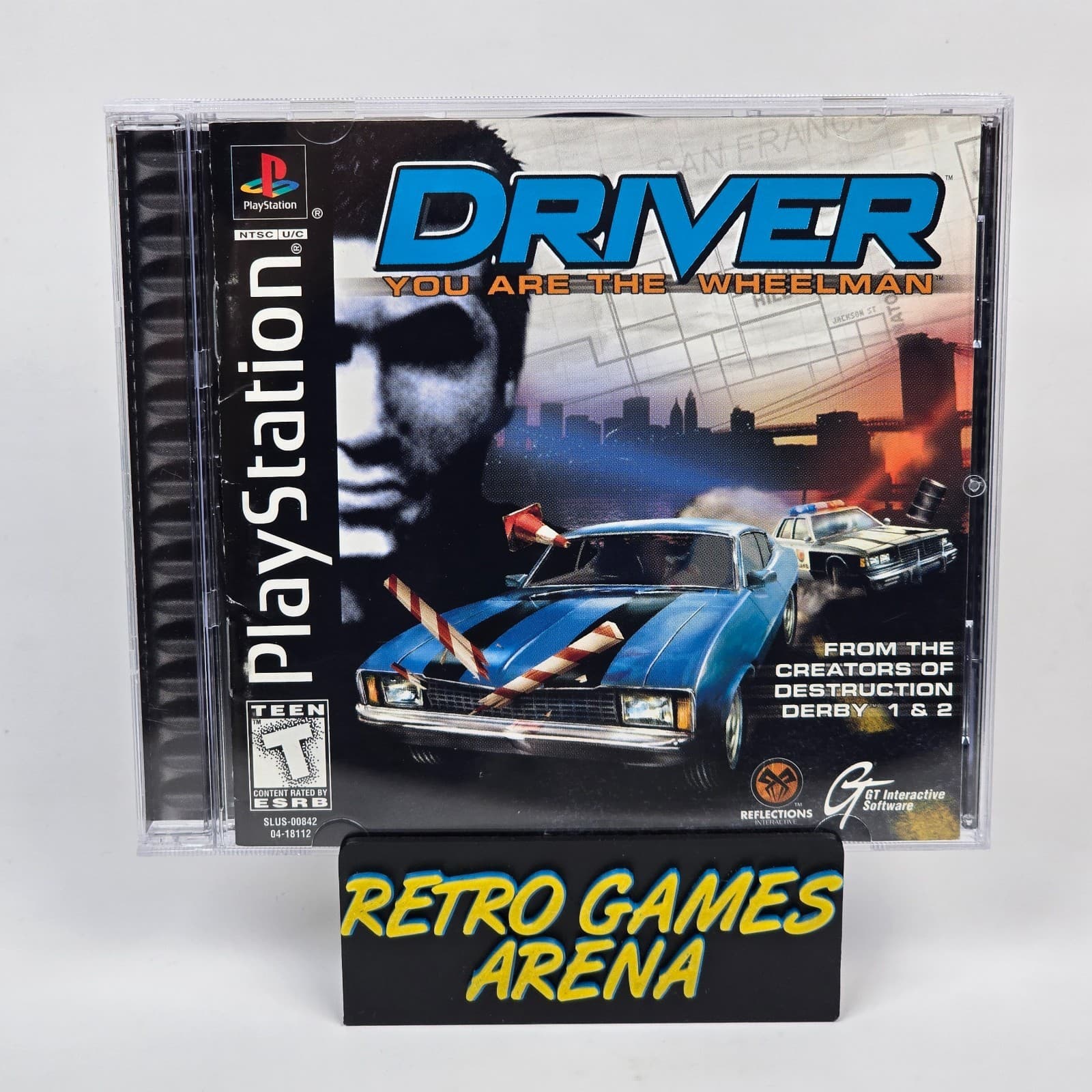 Driver (PlayStation 1 PS1) Black Label CIB COMPLETE