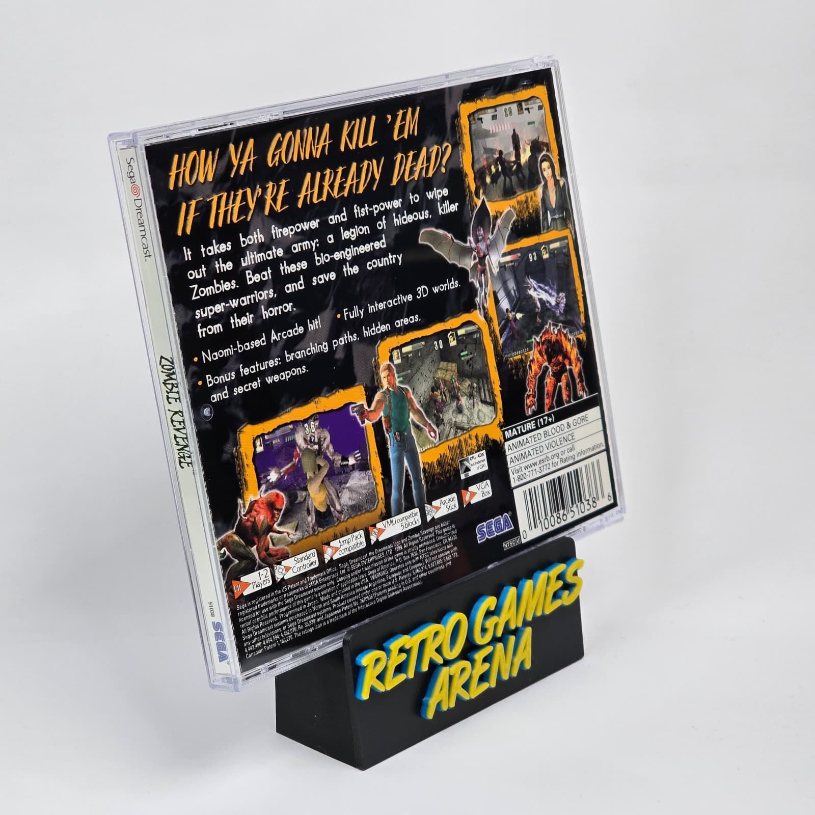 💿REFURBISHED Zombie Revenge (Sega Dreamcast) CIB COMPLETE💿 - Thumbnail 4