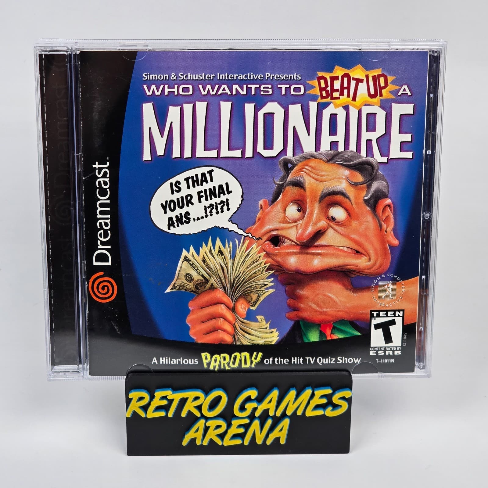 Who Wants to Beat Up A Millionaire (Sega Dreamcast) CIB COMPLETE