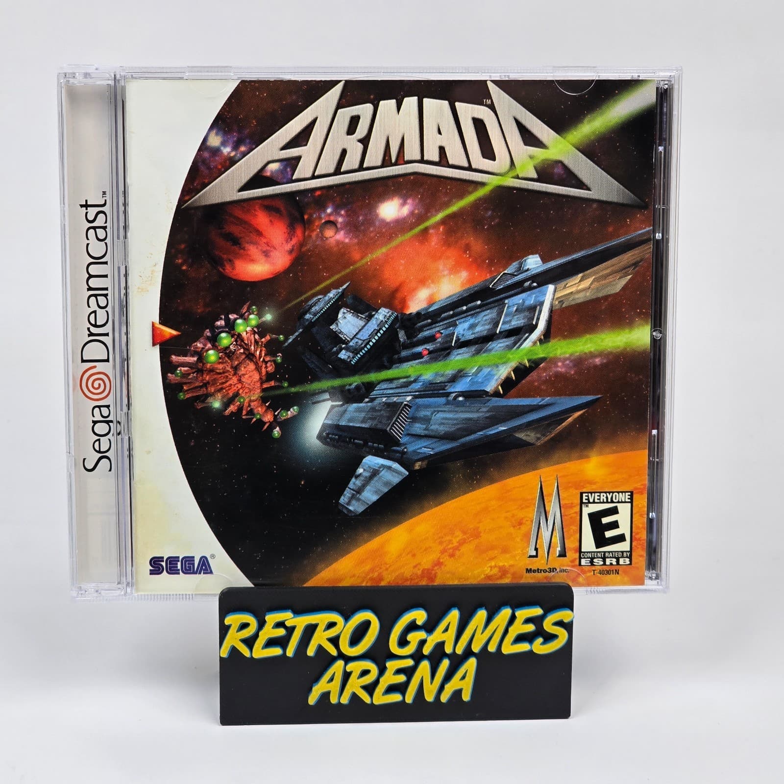 Armada (Sega Dreamcast) CIB COMPLETE (Cover Discoloration)