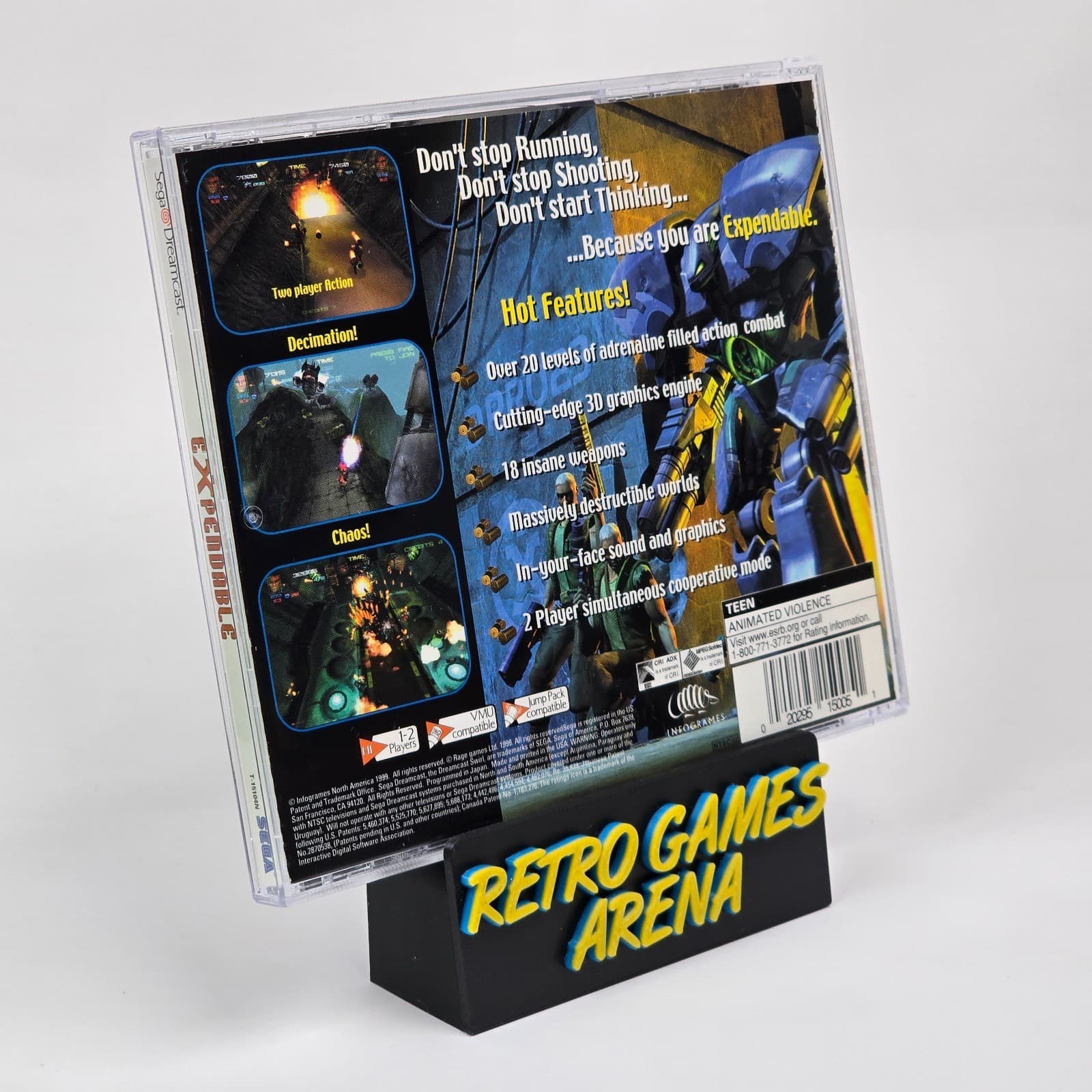 💿REFURBISHED Expendable (Sega Dreamcast) CIB COMPLETE💿 - Thumbnail 4