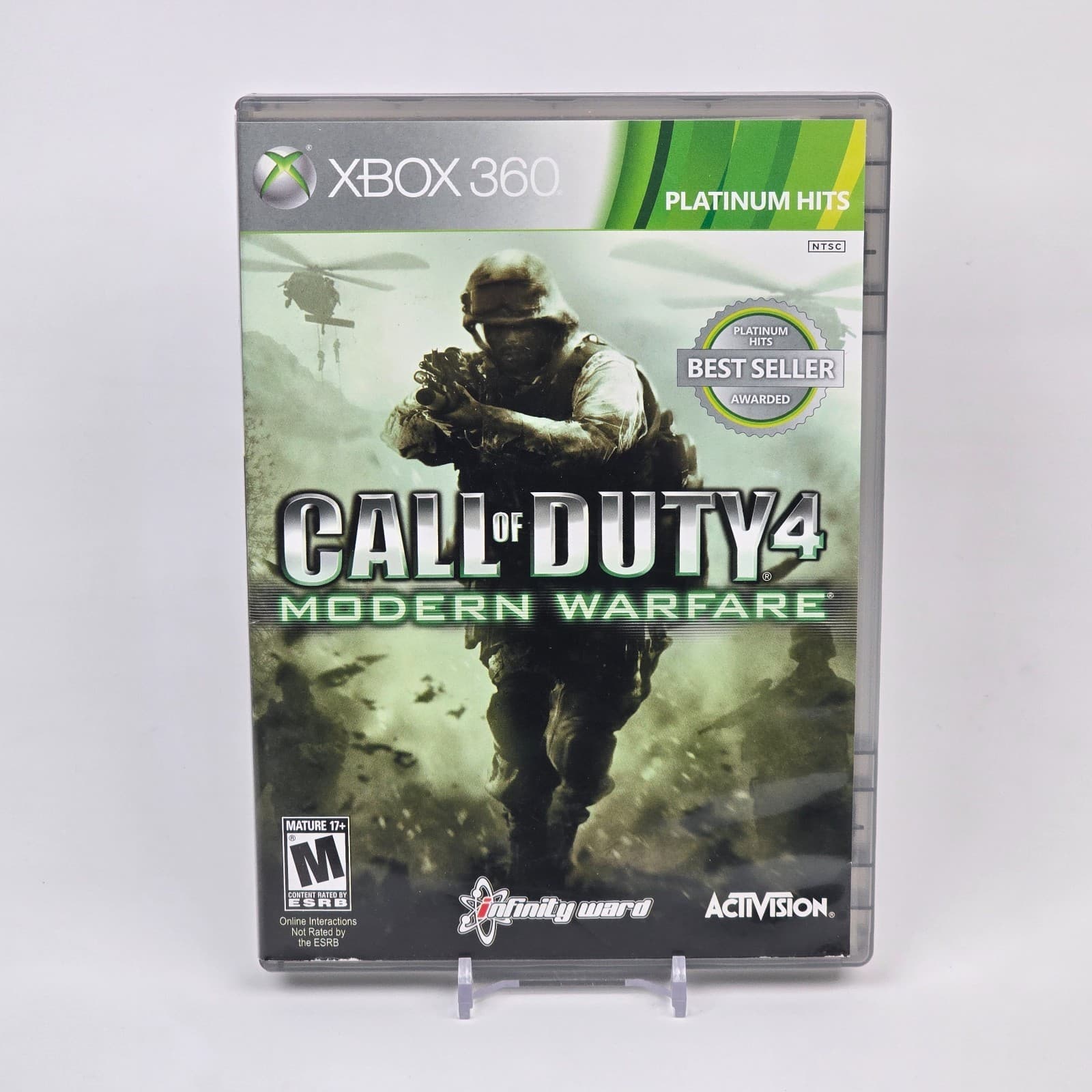 Call of Duty 4: Modern Warfare (Xbox 360) Platinum Hits CIB COMPLETE & TESTED