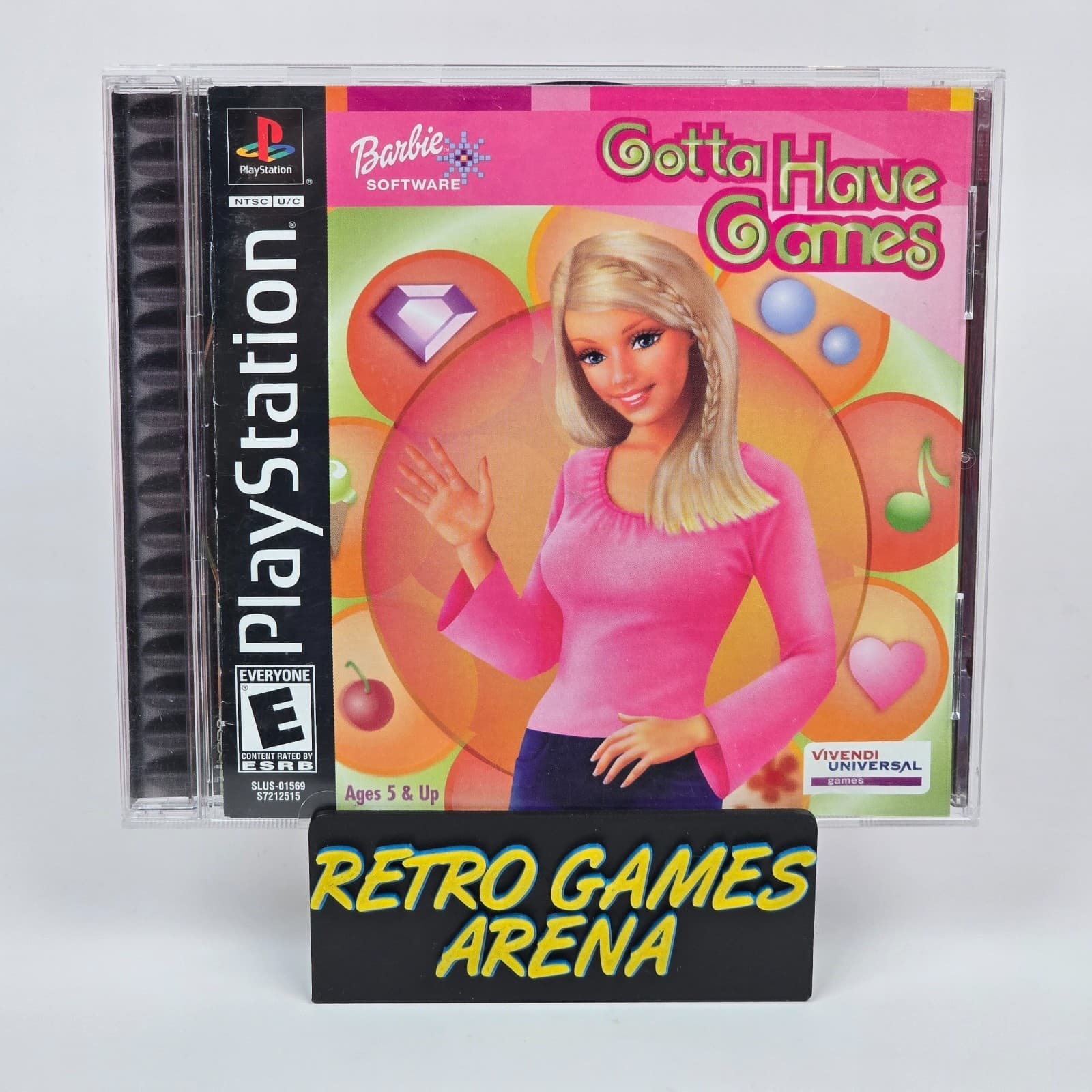 Barbie: Gotta Have Games (PlayStation 1 PS1) CIB COMPLETE