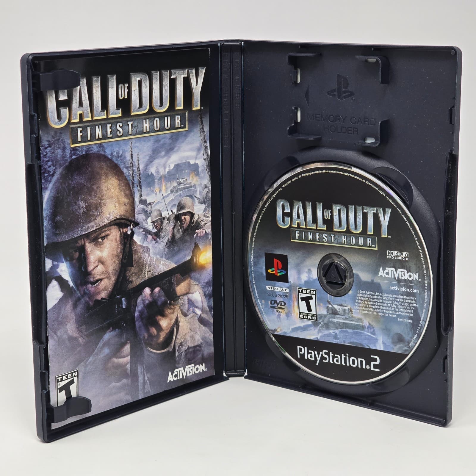 Call of Duty: Finest Hour (PlayStation 2 PS2) Black Label CIB COMPLETE & TESTED - Thumbnail 2