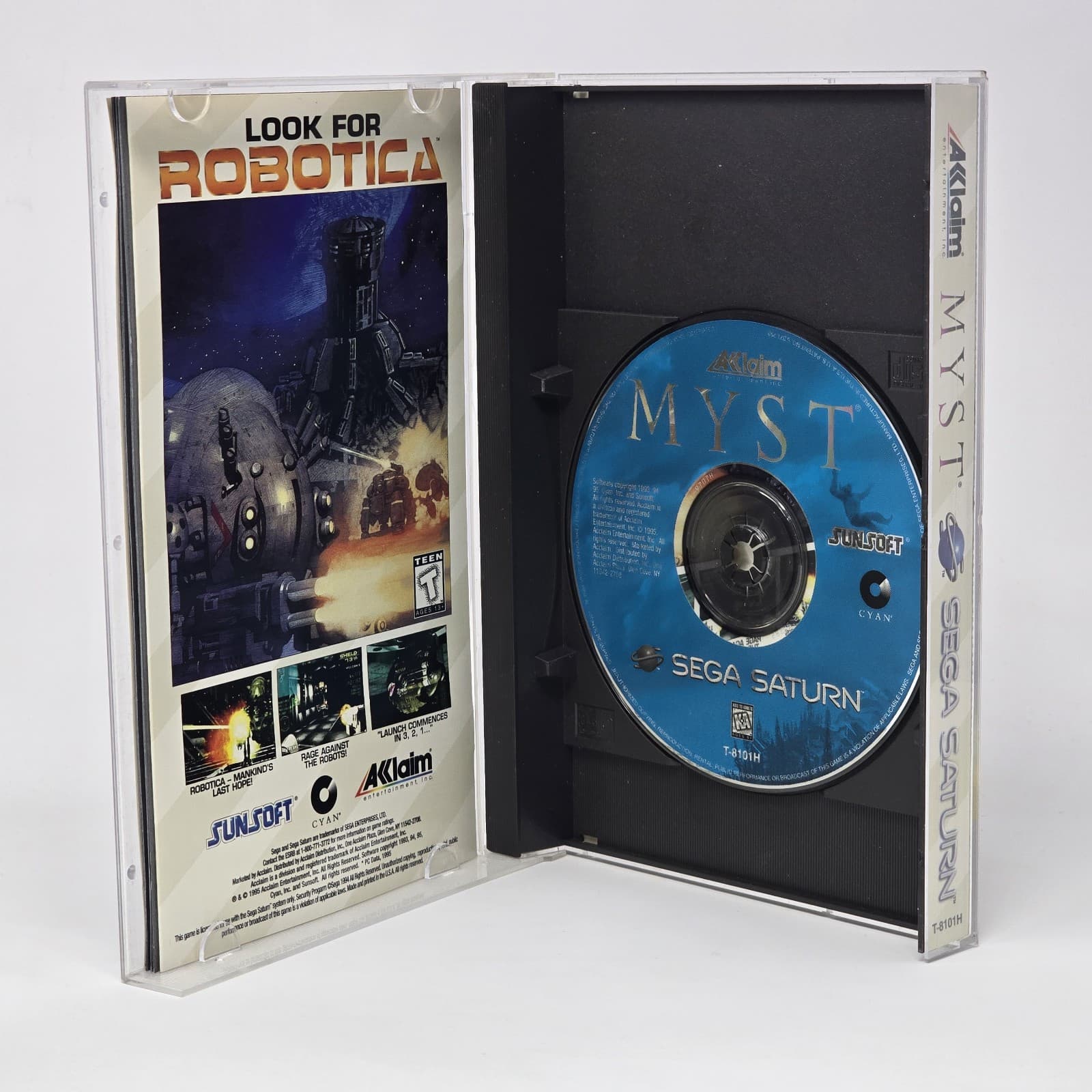 Myst (Sega Saturn) CIB COMPLETE & TESTED (Good Hinges) - Thumbnail 2
