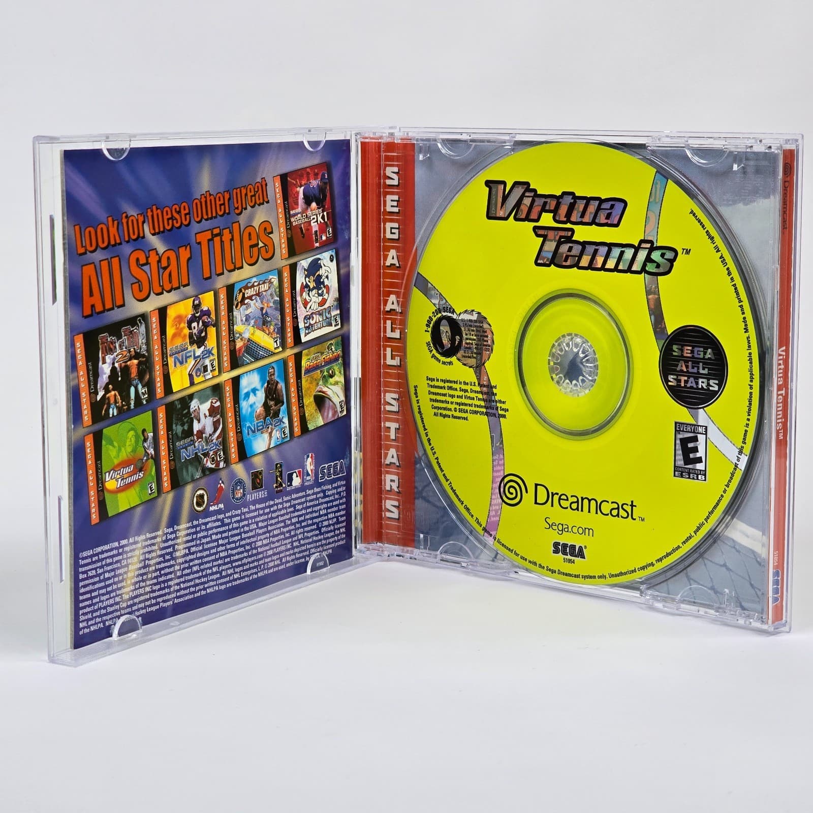 Virtua Tennis (Sega Dreamcast) All Stars CIB COMPLETE - Thumbnail 2