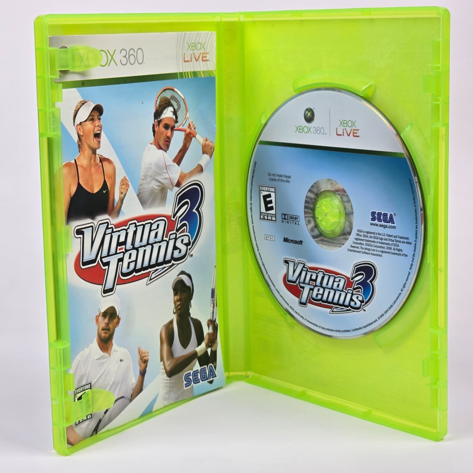 Virtua Tennis 3 (Xbox 360) CIB COMPLETE - Thumbnail 2