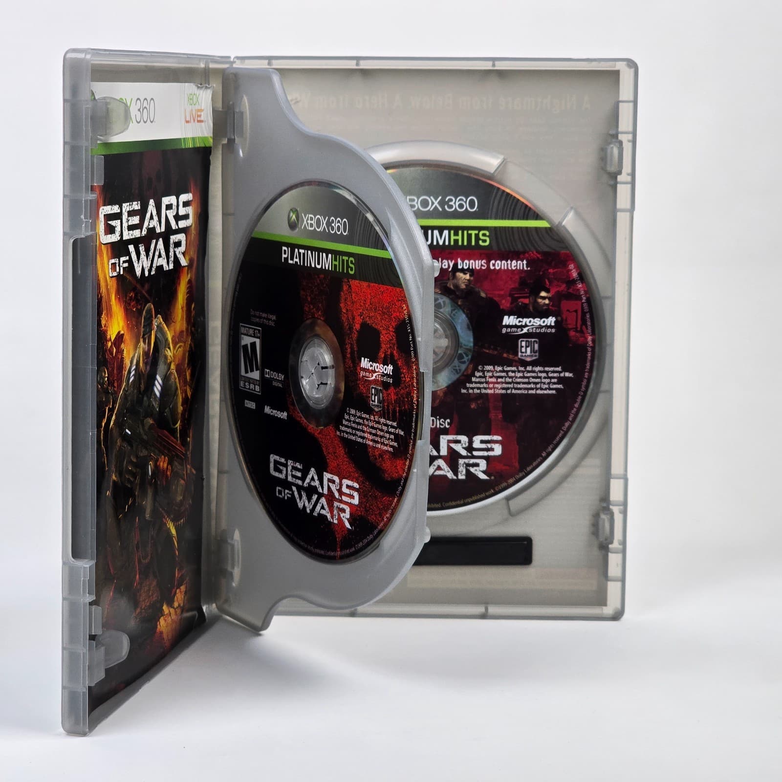 Gears of War (Xbox 360) Platinum Hits CIB COMPLETE - Thumbnail 2