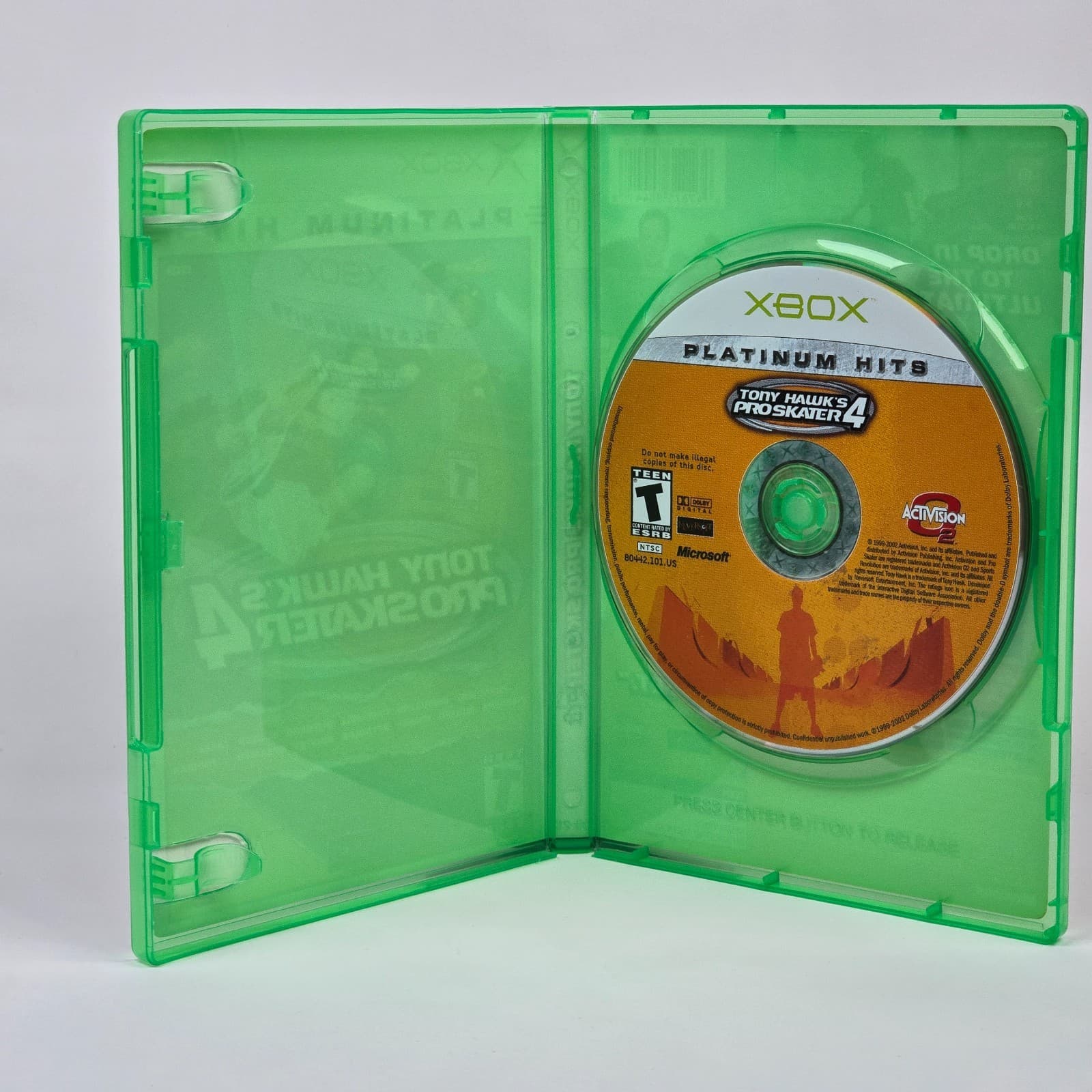 Tony Hawk's Pro Skater 4 (Original Xbox) Platinum Hits Case & Disc - Thumbnail 2