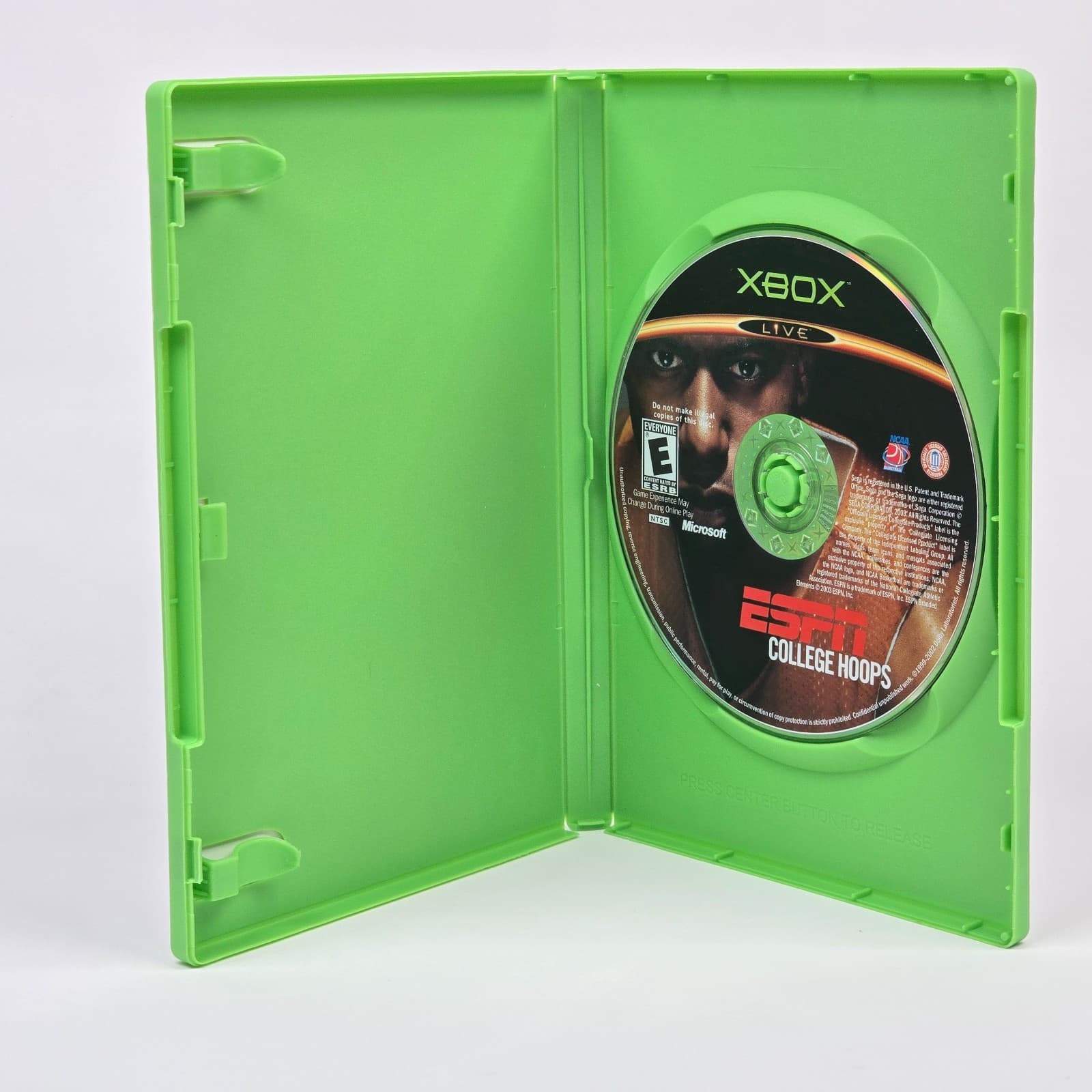ESPN College Hoops 2K4 (Original Xbox) Case & Disc TESTED - Thumbnail 2