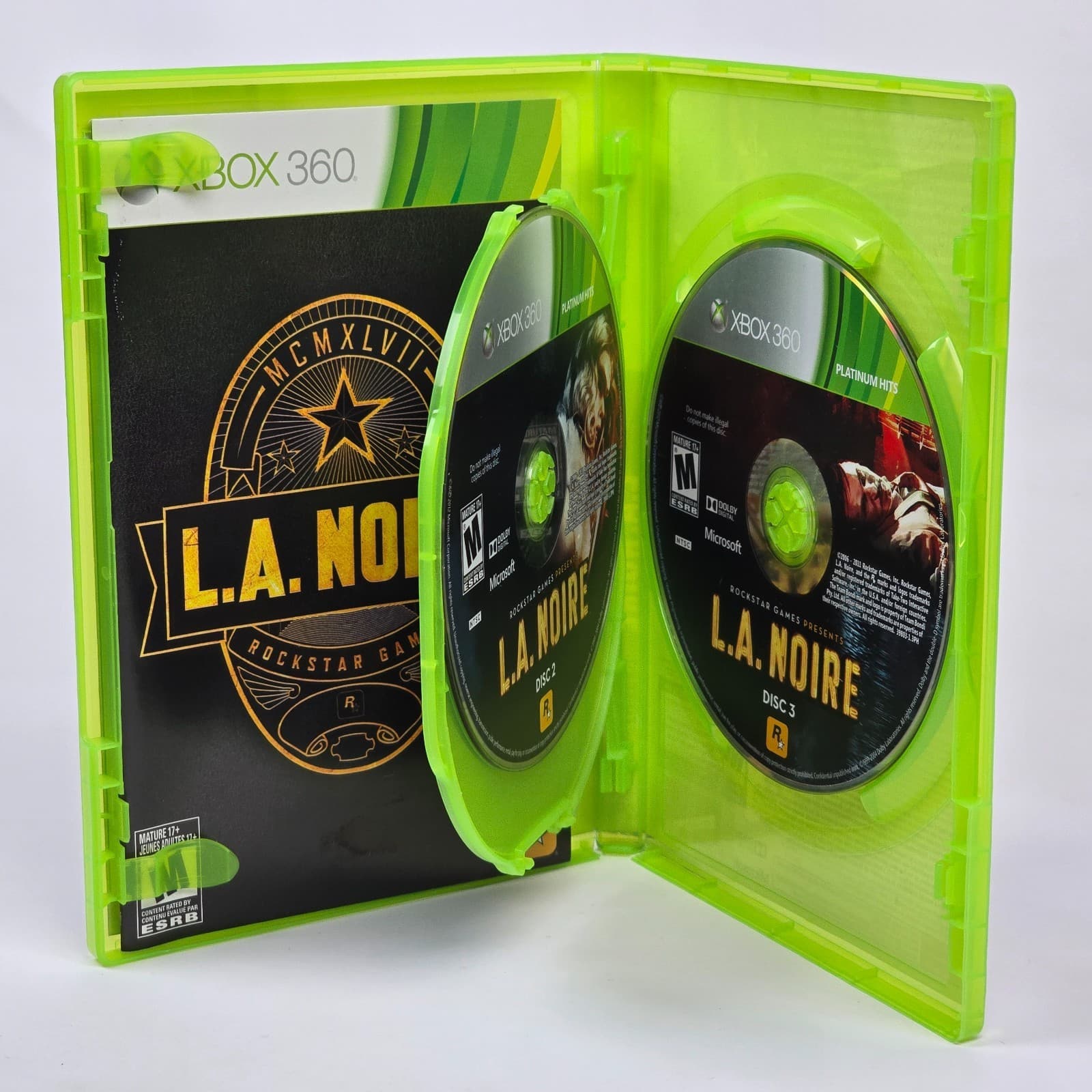 L.A. Noire (Xbox 360) Platinum Hits CIB COMPLETE - Thumbnail 3