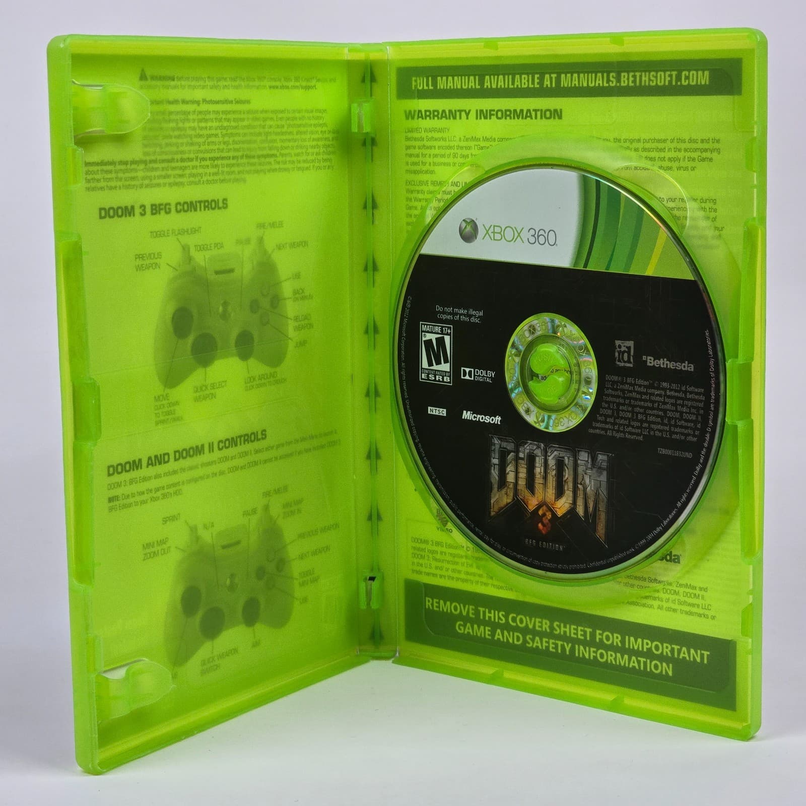 Doom 3: BFG Edition (Xbox 360) CIB COMPLETE - Thumbnail 2