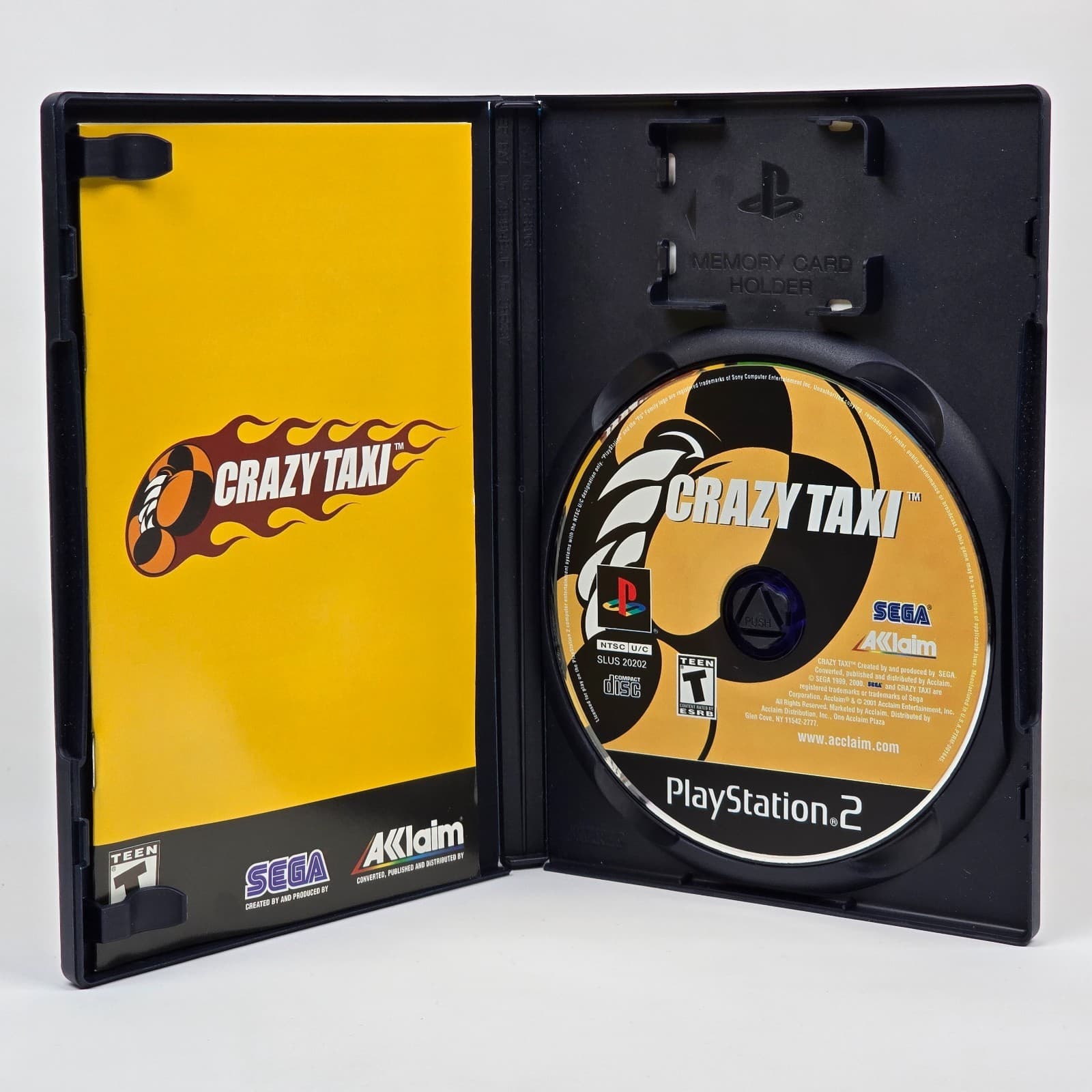 Crazy Taxi (PlayStation 2 PS2) Black Label CIB COMPLETE - Thumbnail 2