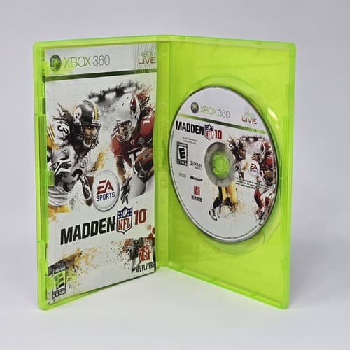 Madden NFL 10 (Xbox 360) CIB COMPLETE & TESTED - Thumbnail 2