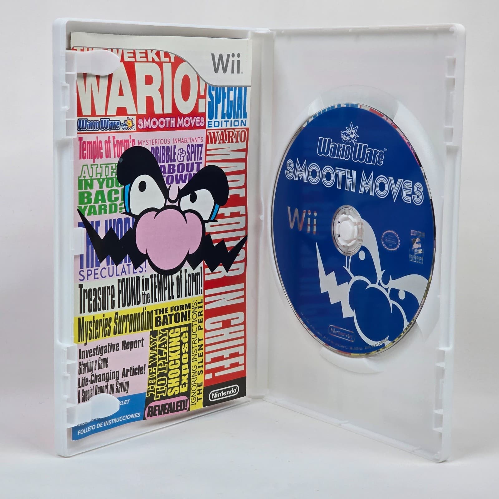 💿REFURBISHED WarioWare Wario Ware: Smooth Moves (Nintendo Wii) CIB COMPLETE💿 - Thumbnail 2
