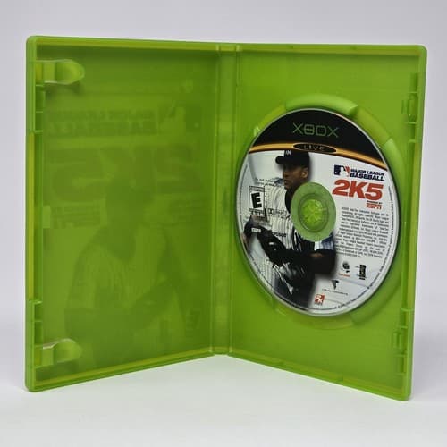 Major League Baseball MLB 2K5 (Original Xbox) Case & Disc TESTED - Thumbnail 2