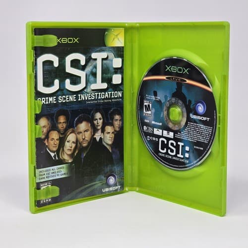 CSI: Crime Scene Investigation (Original Xbox) CIB COMPLETE & TESTED - Thumbnail 2