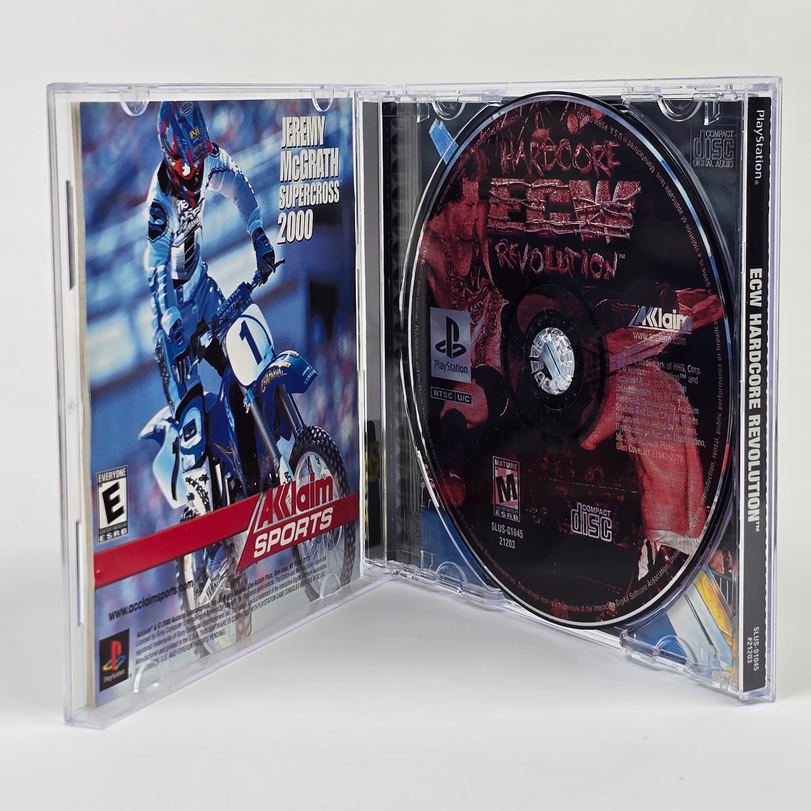 ECW Hardcore Revolution (PlayStation 1 PS1) CIB COMPLETE - Thumbnail 2