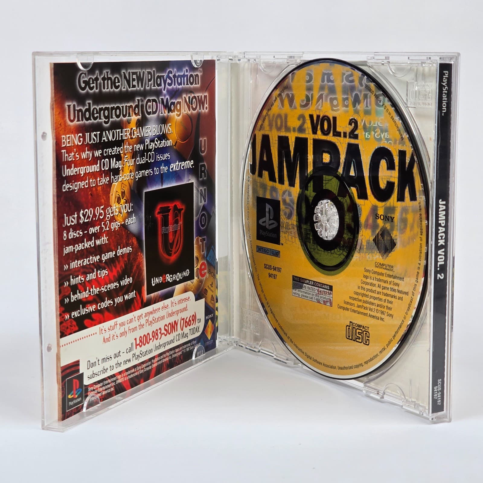 Jampack Vol Volume 2 (PlayStation 1 PS1) CIB COMPLETE - Thumbnail 2