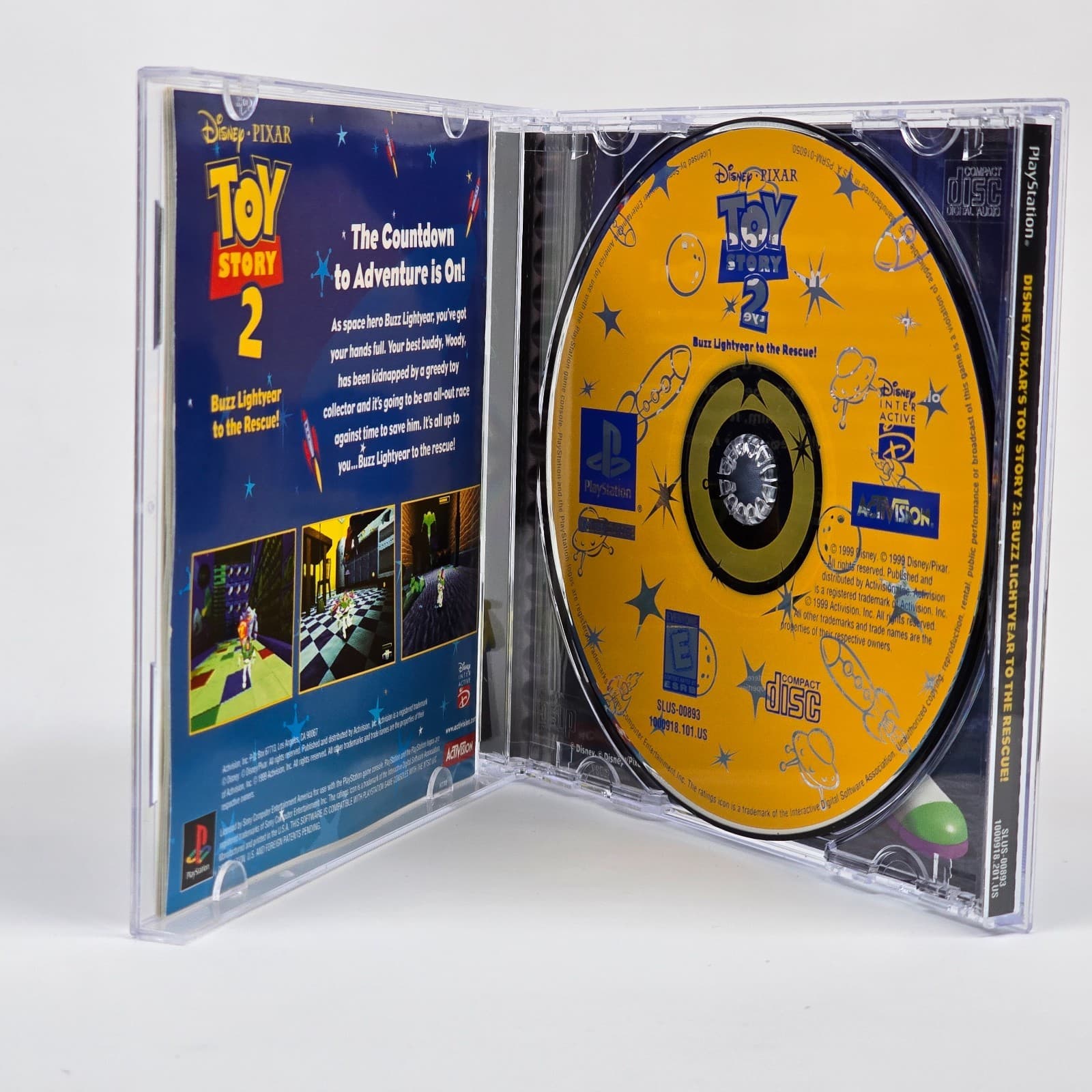 Toy Story 2: Buzz Lightyear to the Rescue (PlayStation 1 PS1) BL CIB COMPLETE - Thumbnail 2