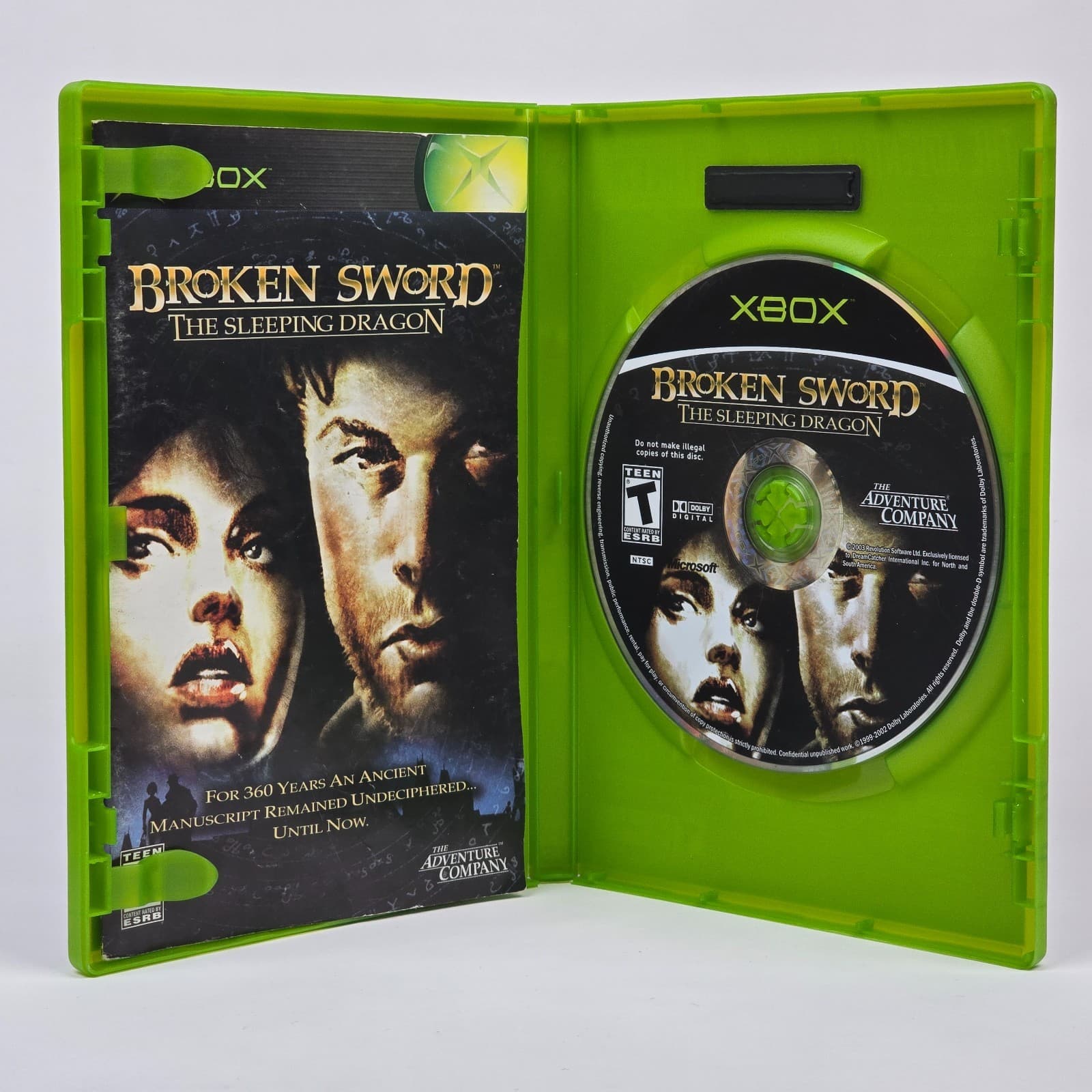 Broken Sword: The Sleeping Dragon (Original Xbox) CIB COMPLETE - Thumbnail 2