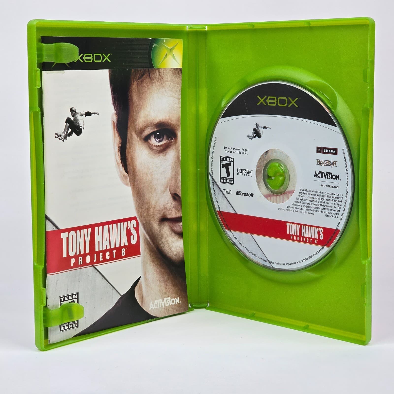 Tony Hawk's Project 8 (Original Xbox) Black Label CIB COMPLETE - Thumbnail 2