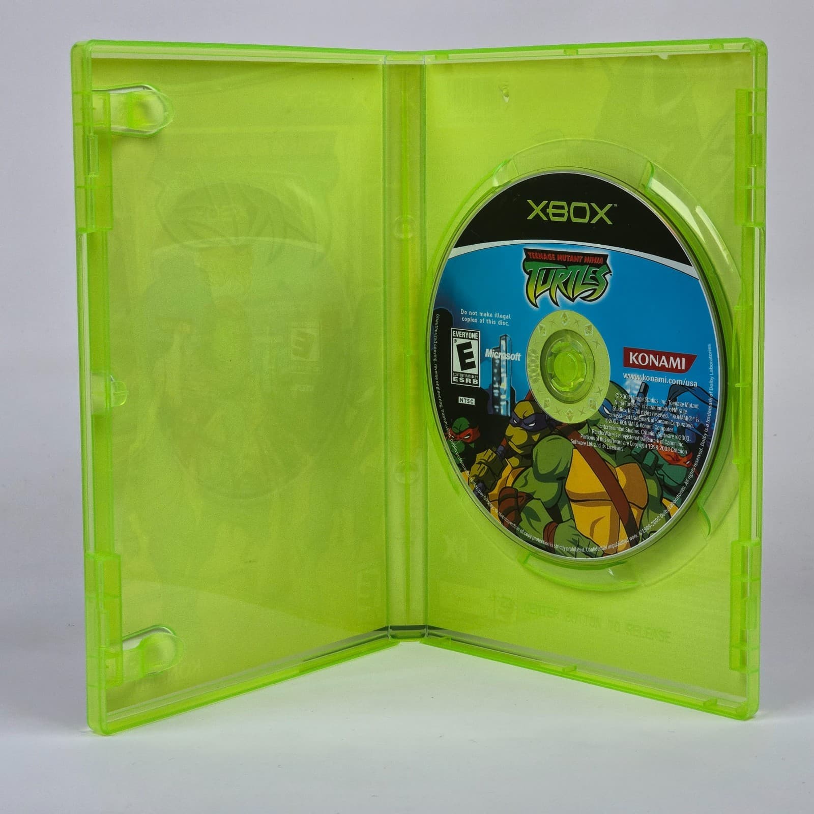 Teenage Mutant Ninja Turtles TMNT (Original Xbox) Case & Disc - Thumbnail 2